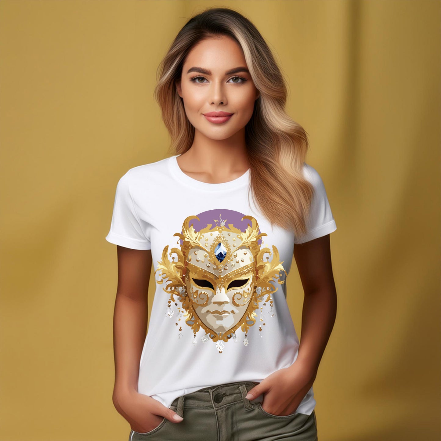 Mask Shirt, Shirt with Mask
