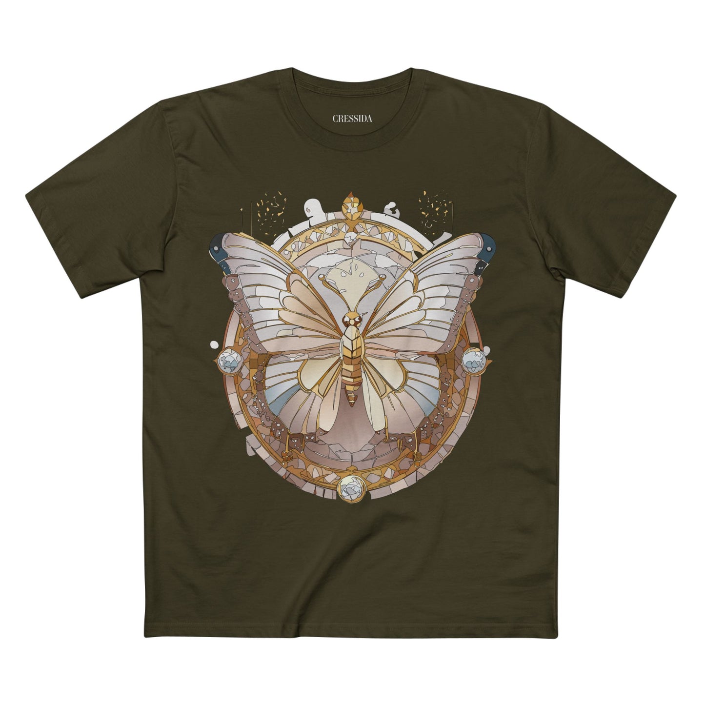 Butterfly shirt, Shirt with Butterfly, Tee Shirt with Antique Butterfly