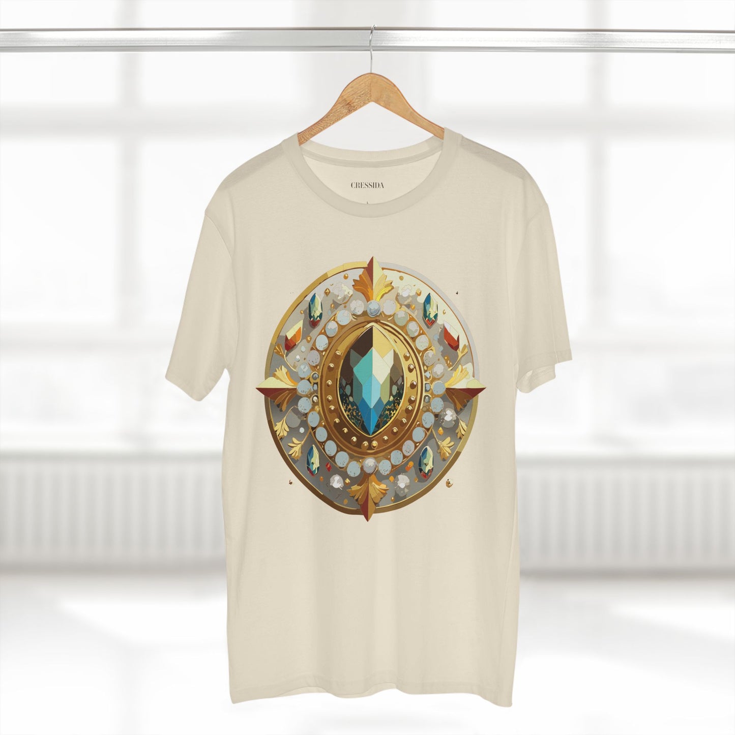 Medallion Shirt, Shirt with Medallion, Tee Shirt with Medal