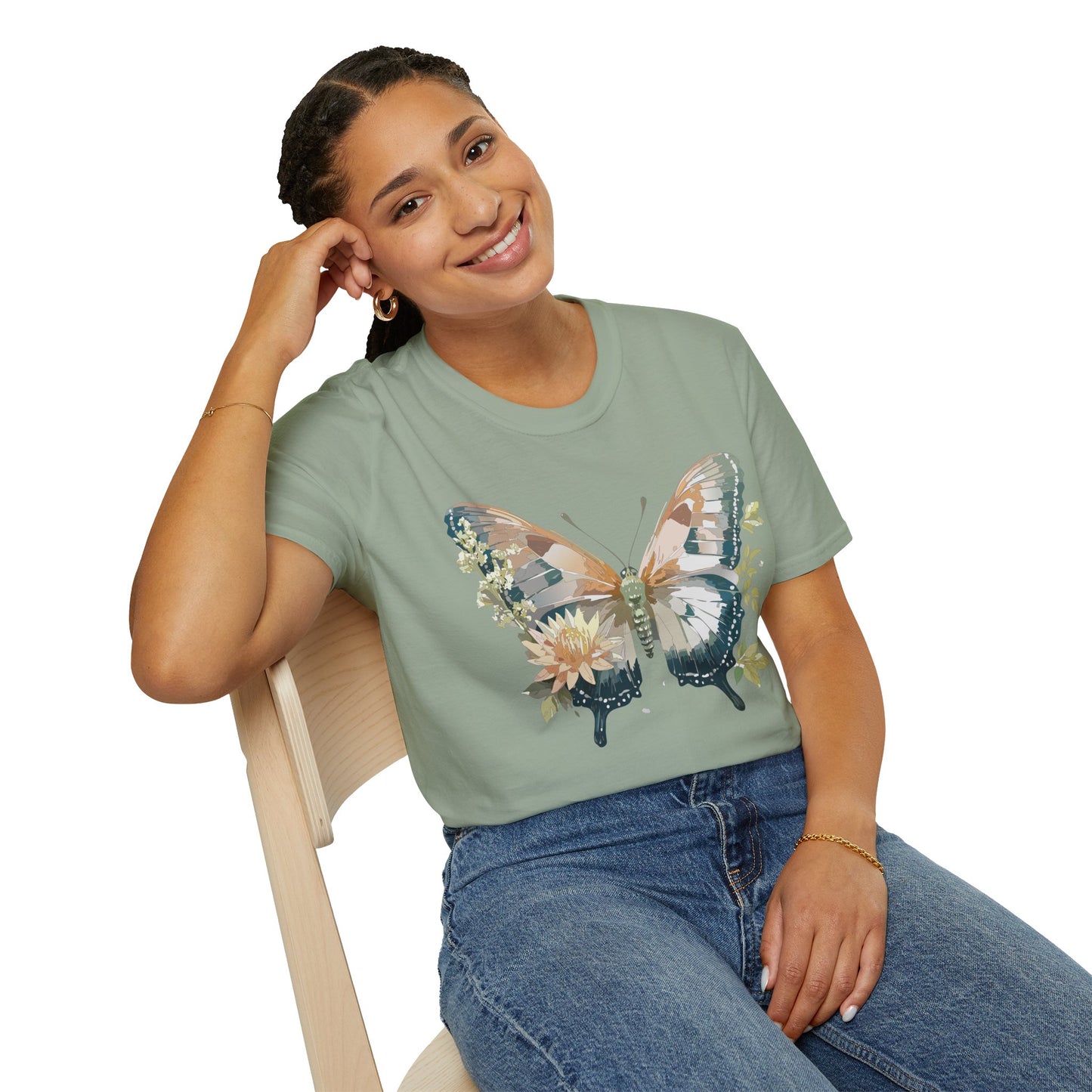 Butterfly Shirt, T Shirt with Butterfly, Monarch Shirt
