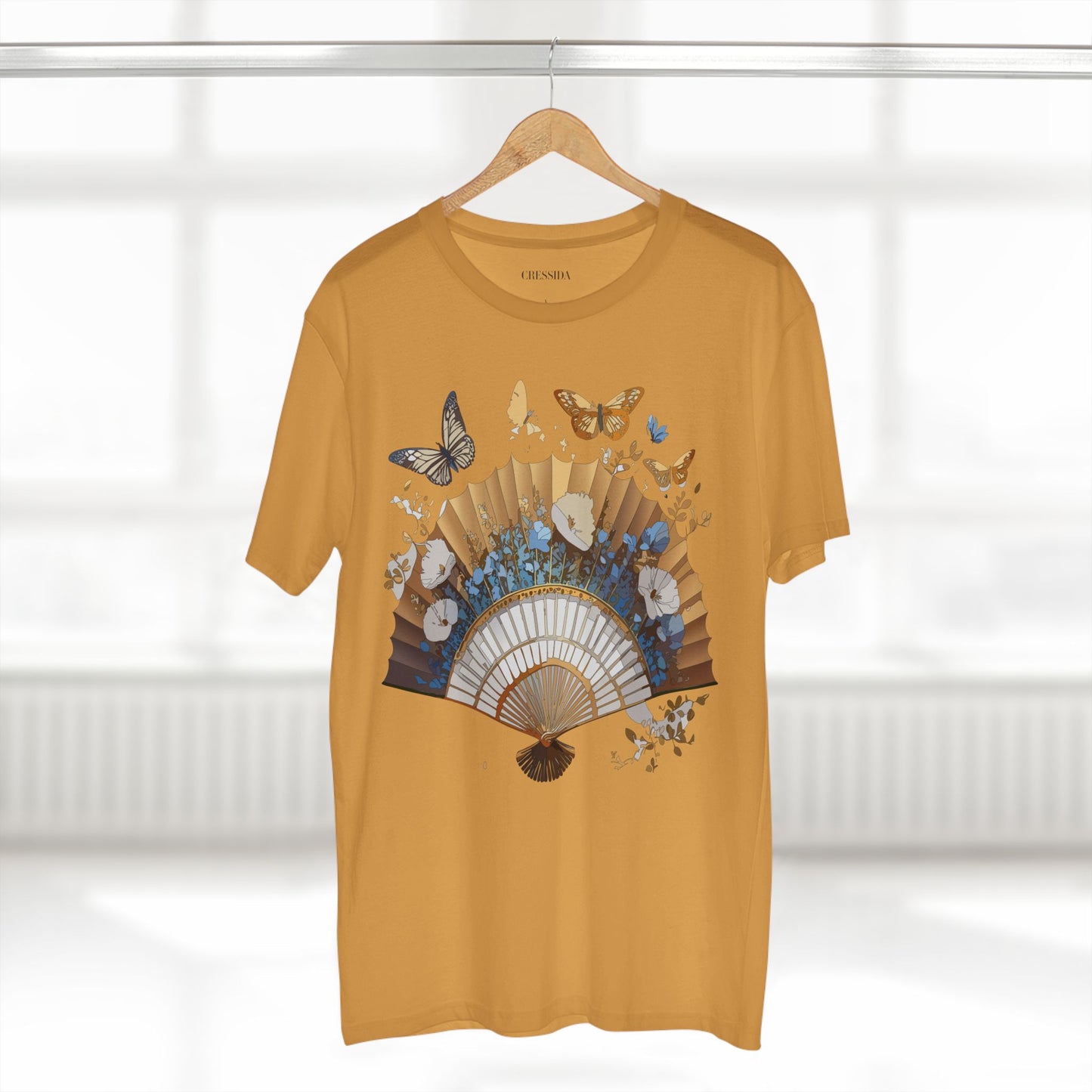 Fan shirt, Shirt with Fan, Tee Shirt with Antique Fan