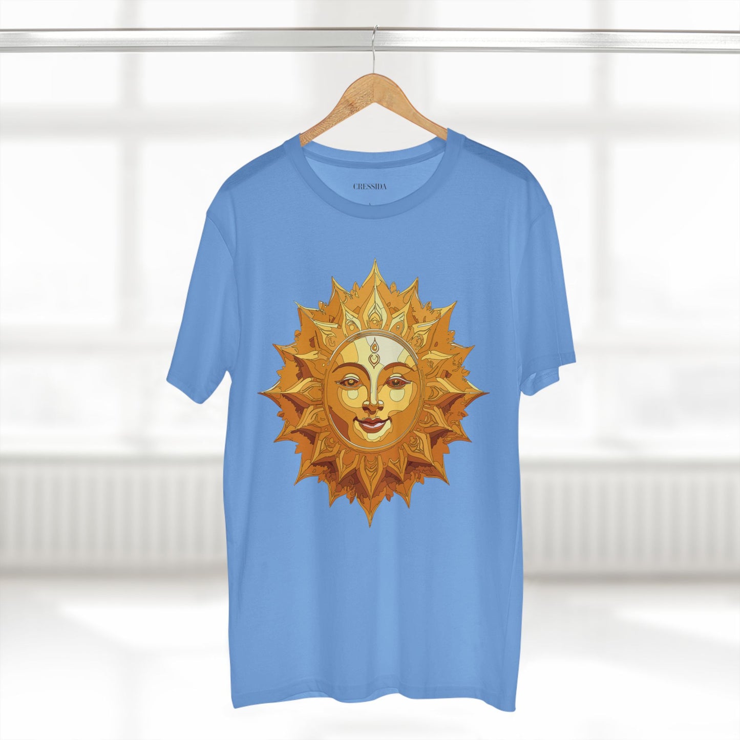 Sun Shirt, Shirt with Sun, Tee Shirt with Gold Sun