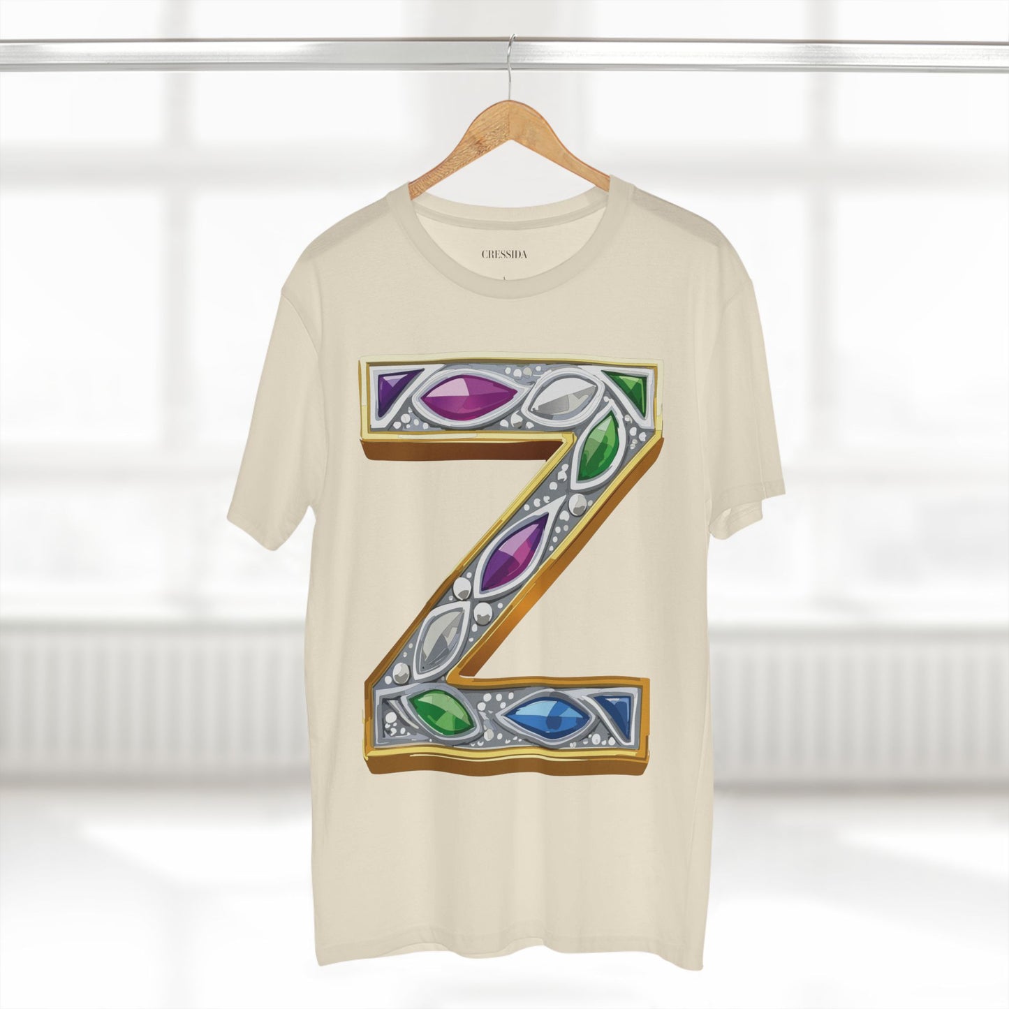 Letter Shirt, Shirt with Letters, Tee Shirt with Gold Letters