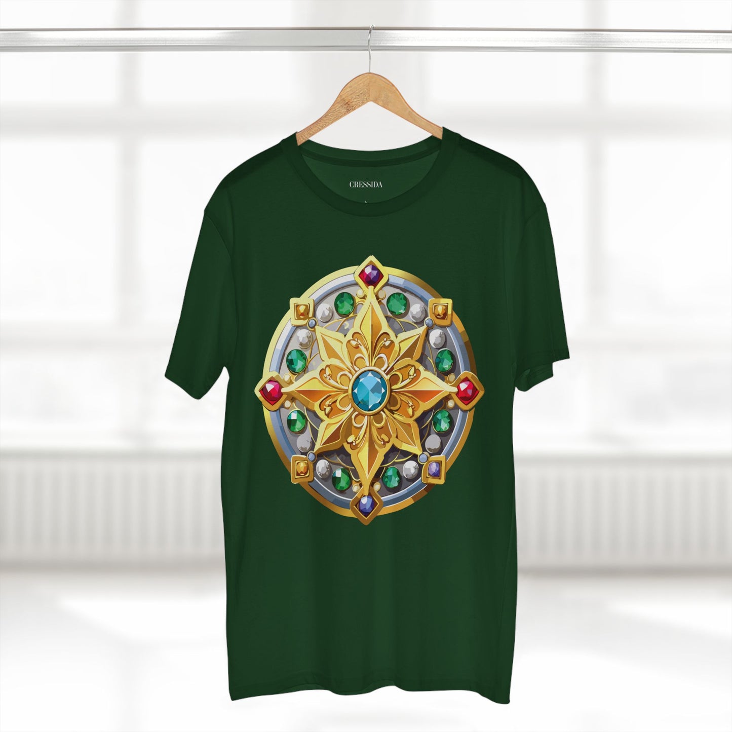 Medallion Shirt, Shirt with Medallion, Tee Shirt with Medal