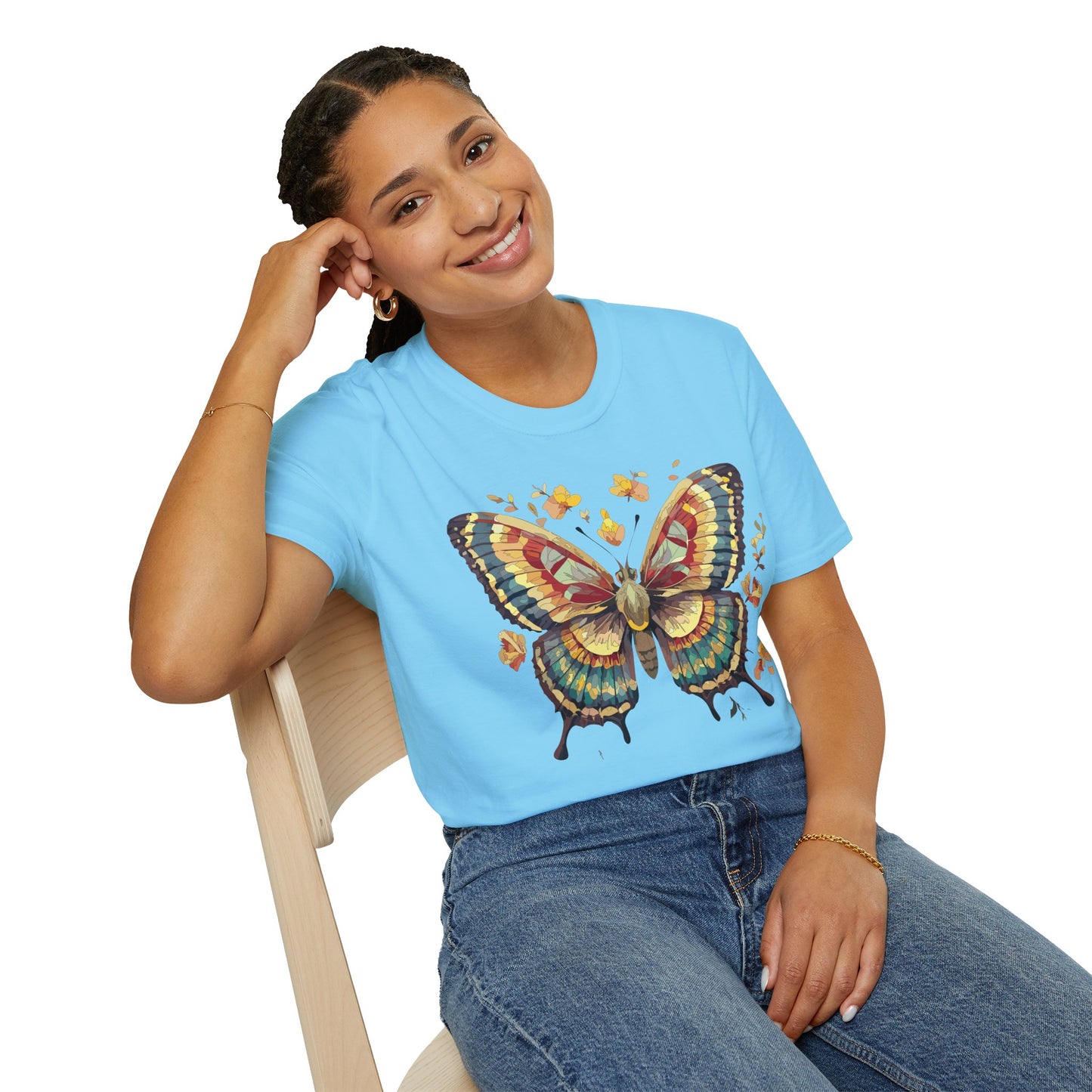 Butterfly Shirt, T Shirt with Butterfly, Monarch Shirt