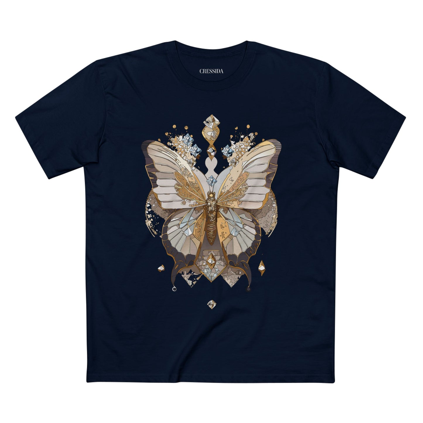 Butterfly shirt, Shirt with Butterfly, Tee Shirt with Antique Butterfly