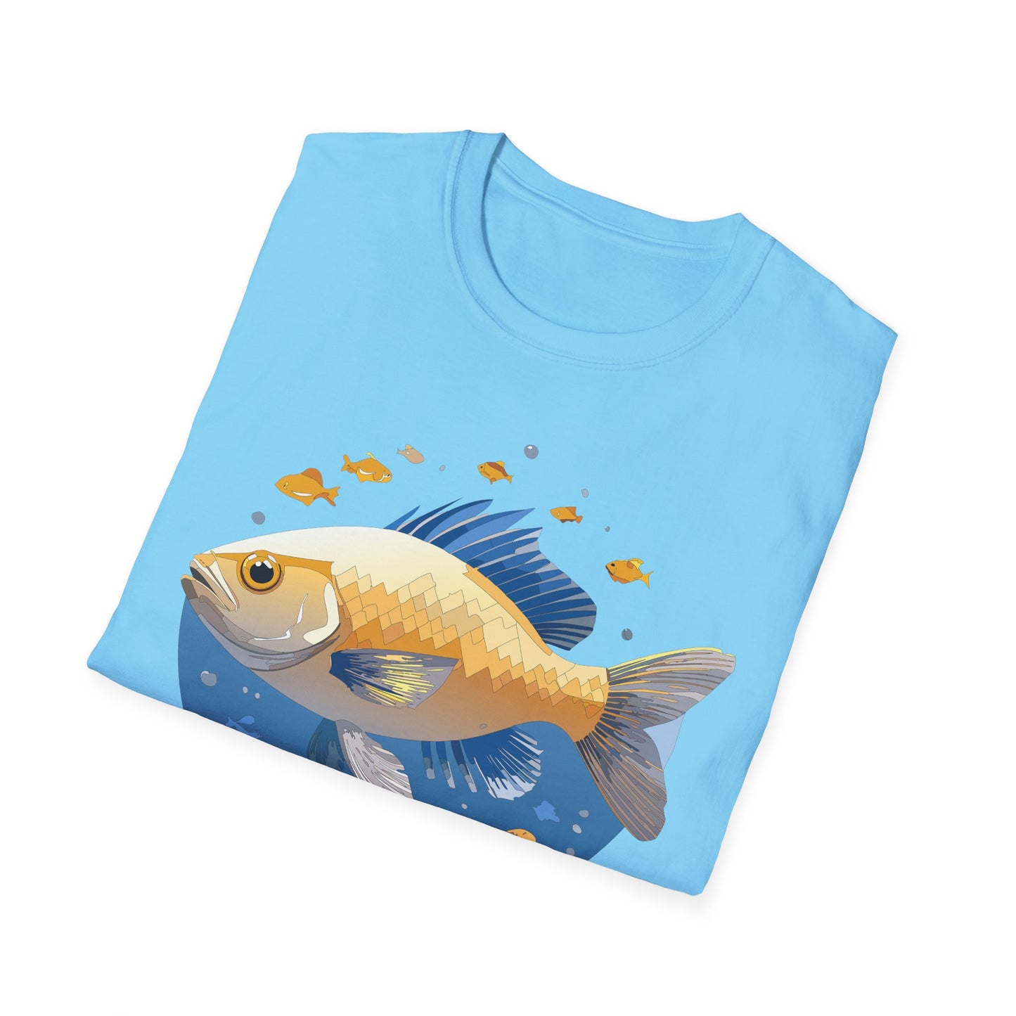 Fish Art Design Shirt, T Shirt with Fish, Graphic Shirt, Tee Shirt with Graphic Design, Shirt with Fish Graphic Art