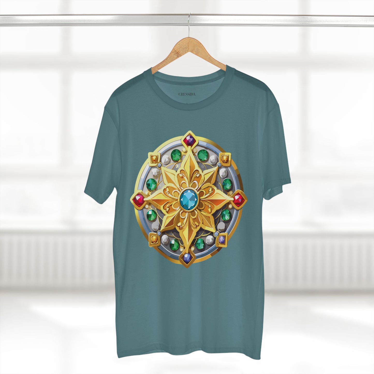 Medallion Shirt, Shirt with Medallion, Tee Shirt with Medal