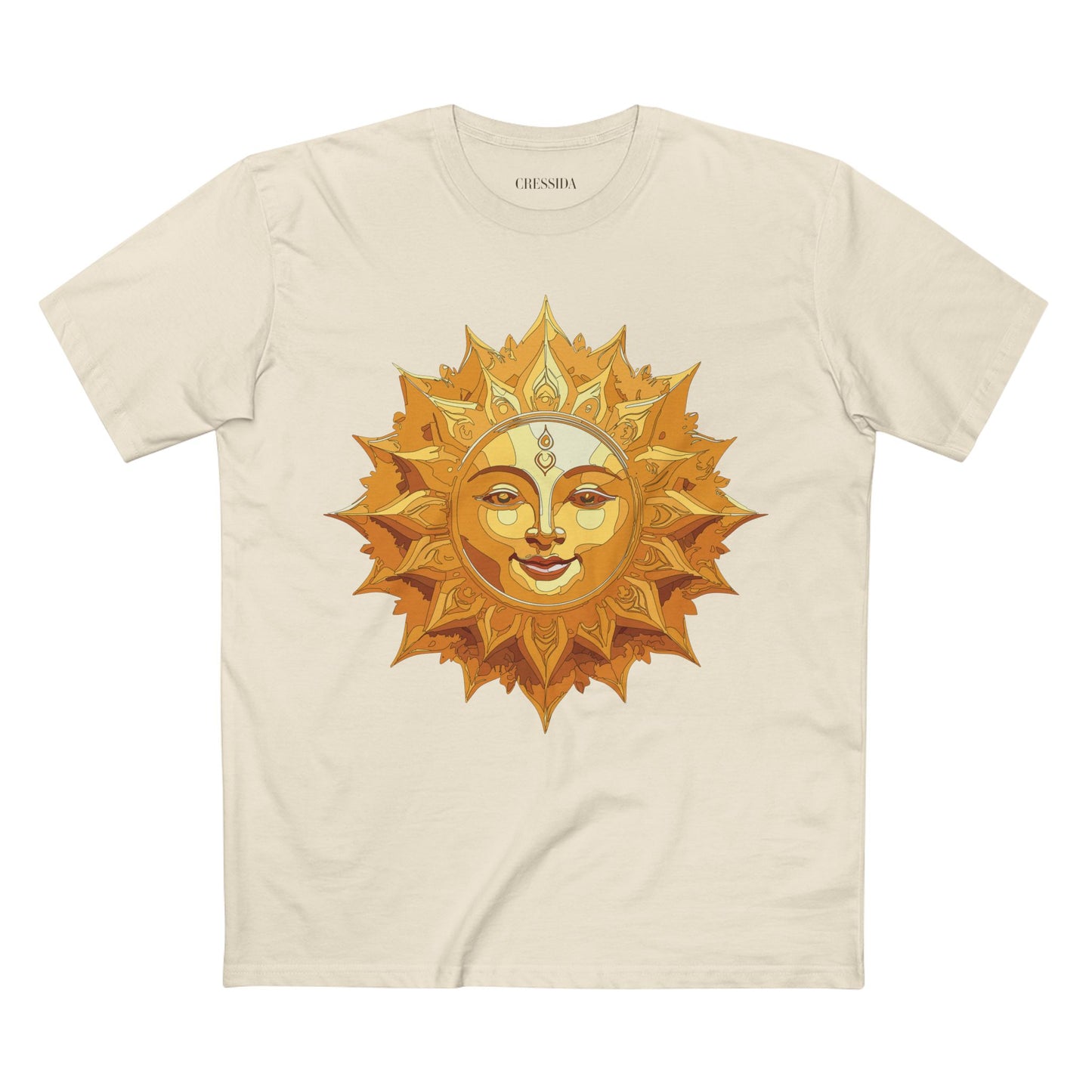 Sun Shirt, Shirt with Sun, Tee Shirt with Gold Sun