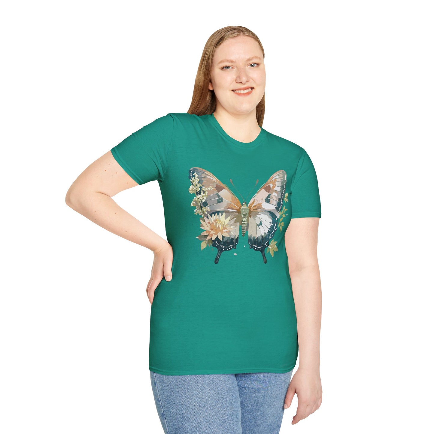 Butterfly Shirt, T Shirt with Butterfly, Monarch Shirt