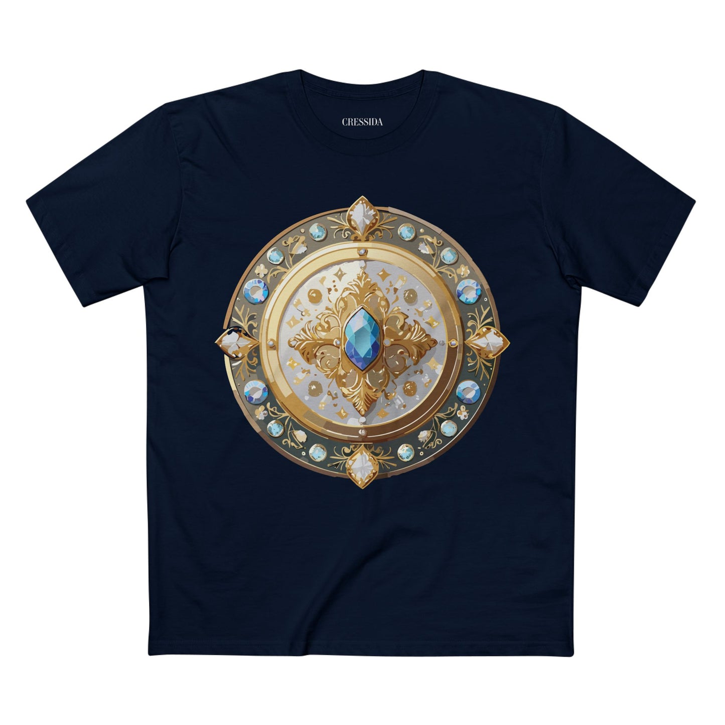 Medallion Shirt, Shirt with Medallion, Tee Shirt with Medal
