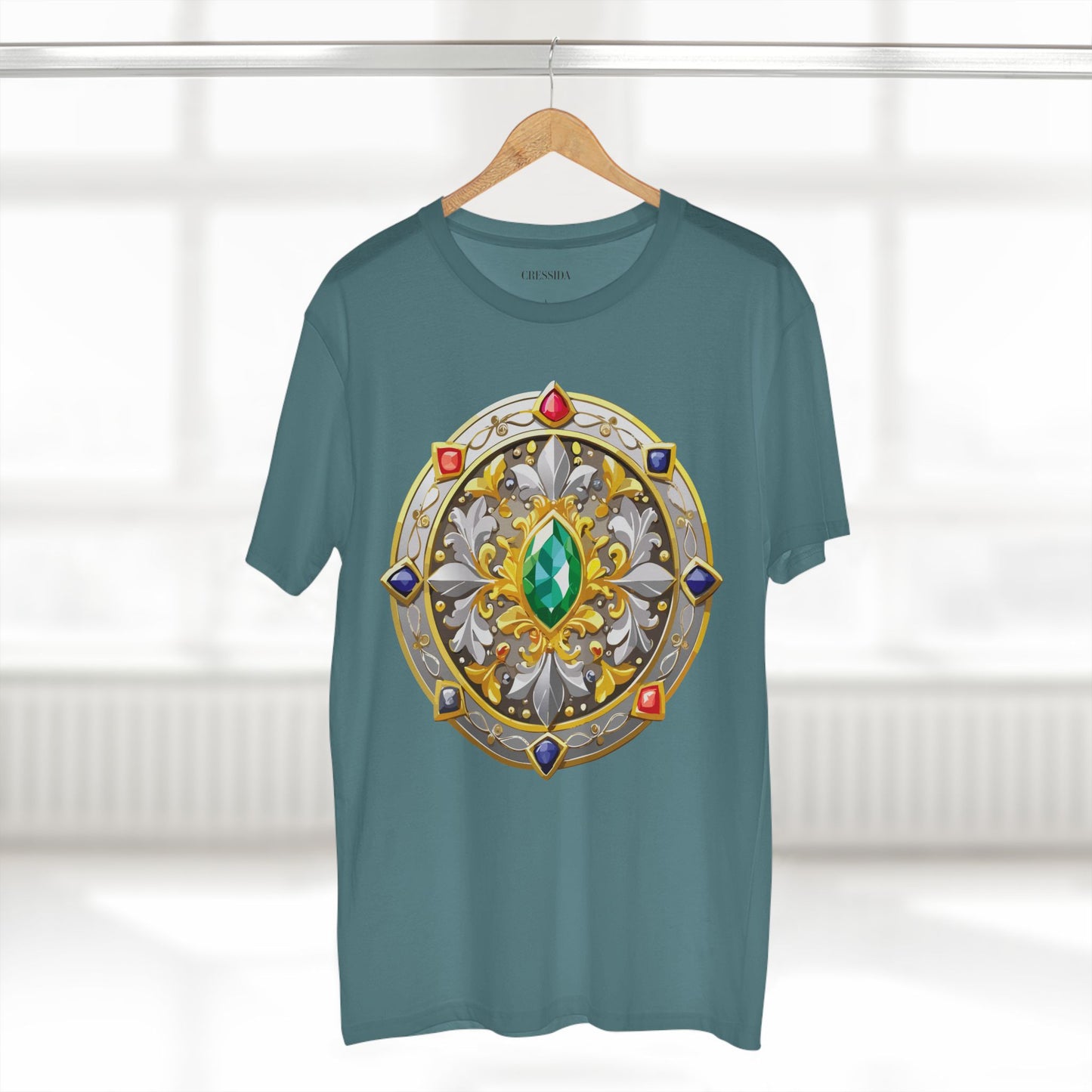 Medallion Shirt, Shirt with Medallion, Tee Shirt with Medal
