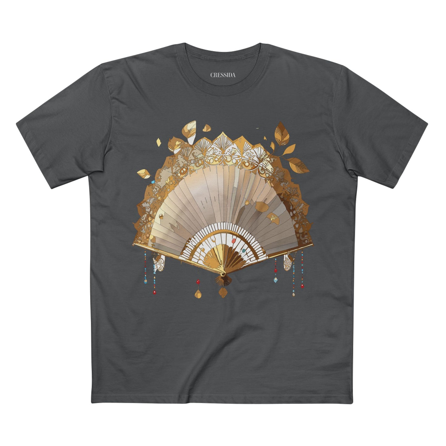Fan shirt, Shirt with Fan, Tee Shirt with Antique Fan