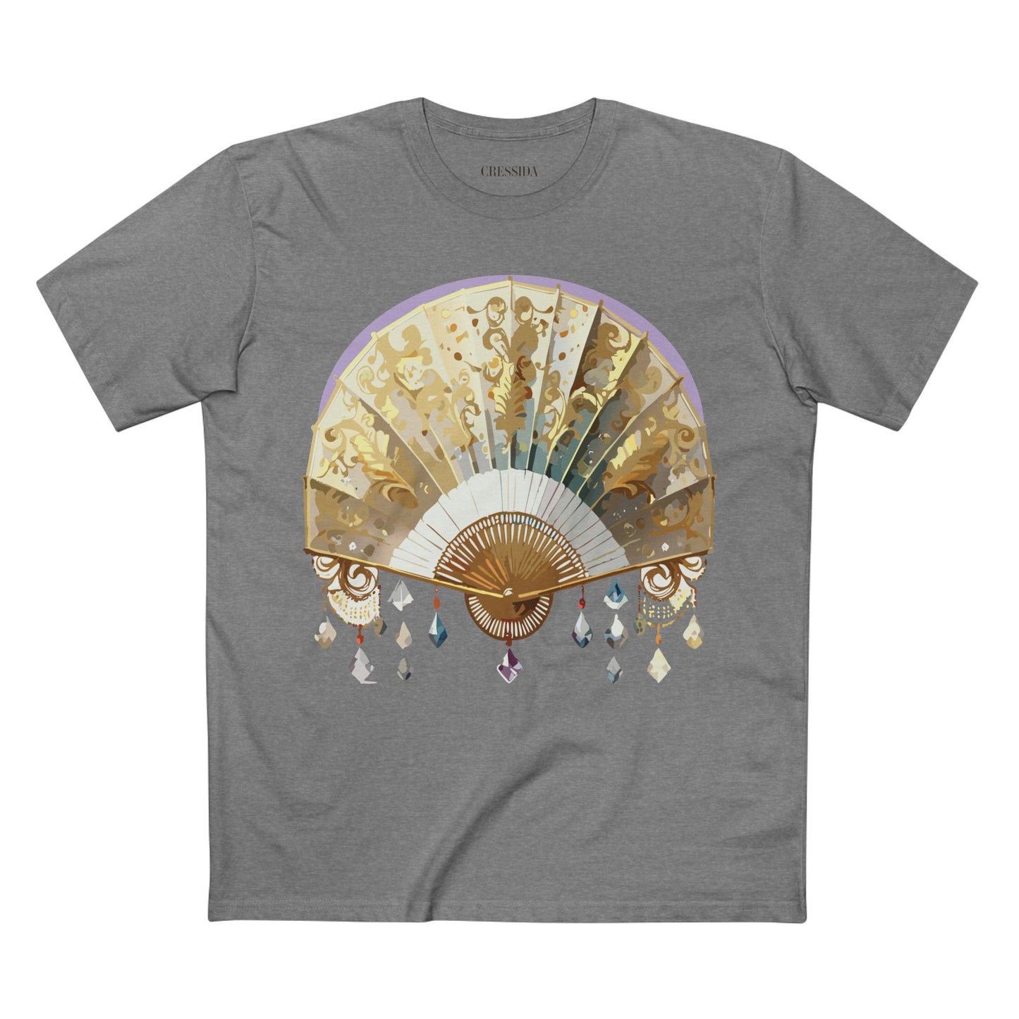 Fan shirt, Shirt with Fan, Tee Shirt with Antique Fan