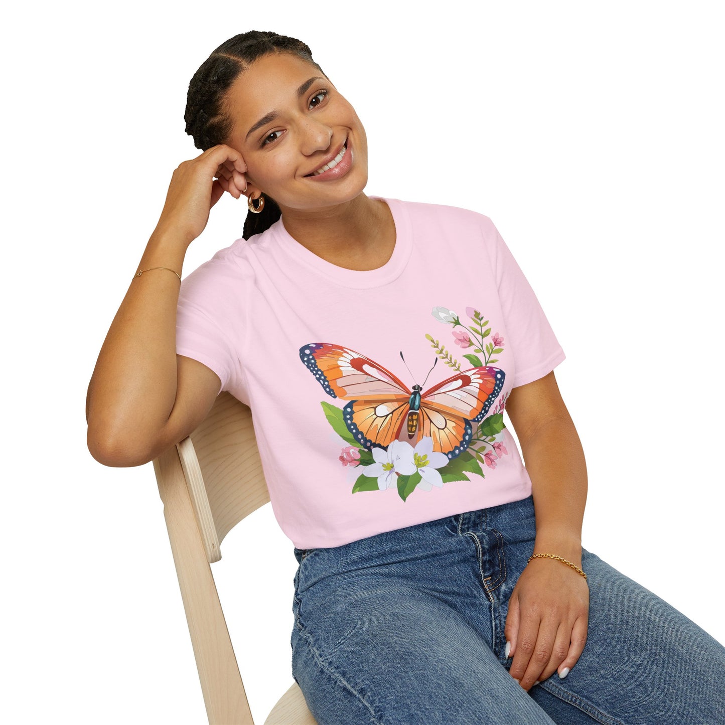 Butterfly Shirt, T Shirt with Butterfly, Monarch Shirt
