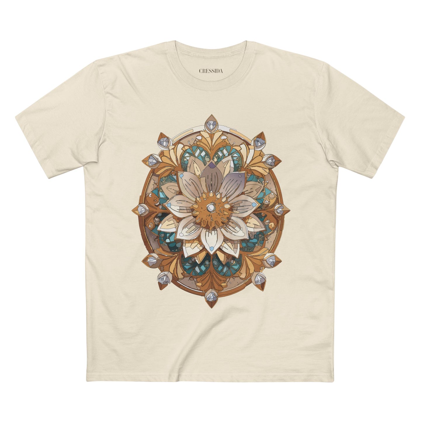 Floral Shirt, Shirt with Flower, Tee Shirt with Antique Flower