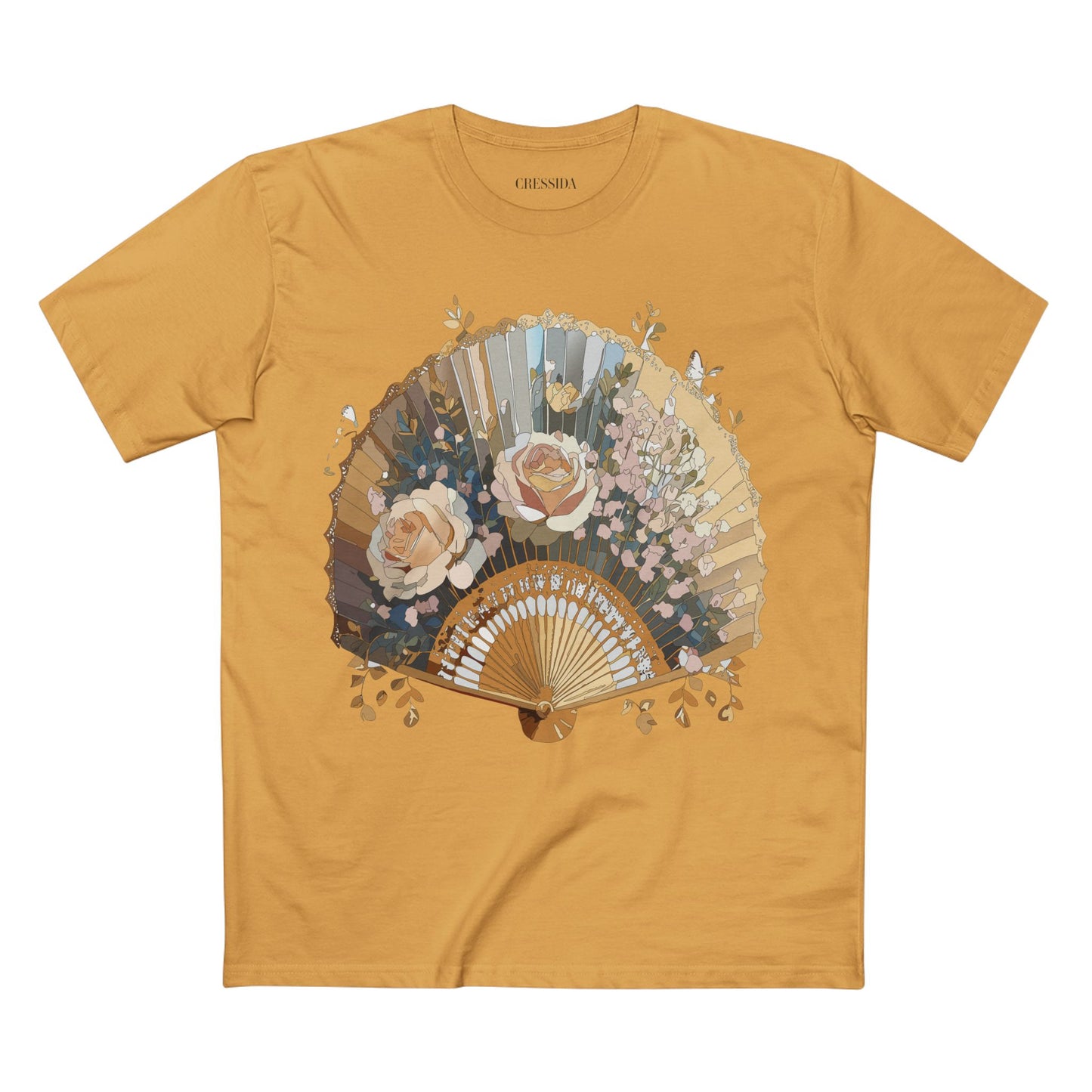Fan shirt, Shirt with Fan, Tee Shirt with Antique Fan
