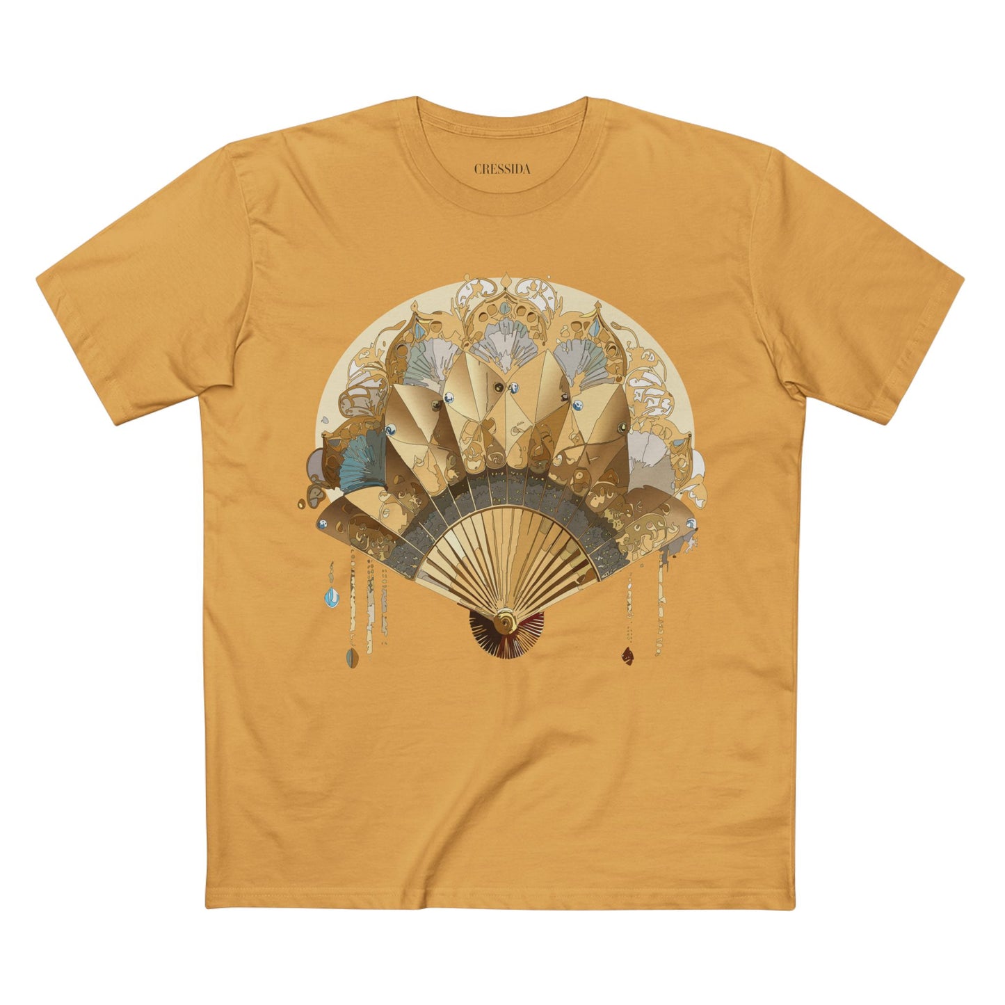Fan shirt, Shirt with Fan, Tee Shirt with Antique Fan