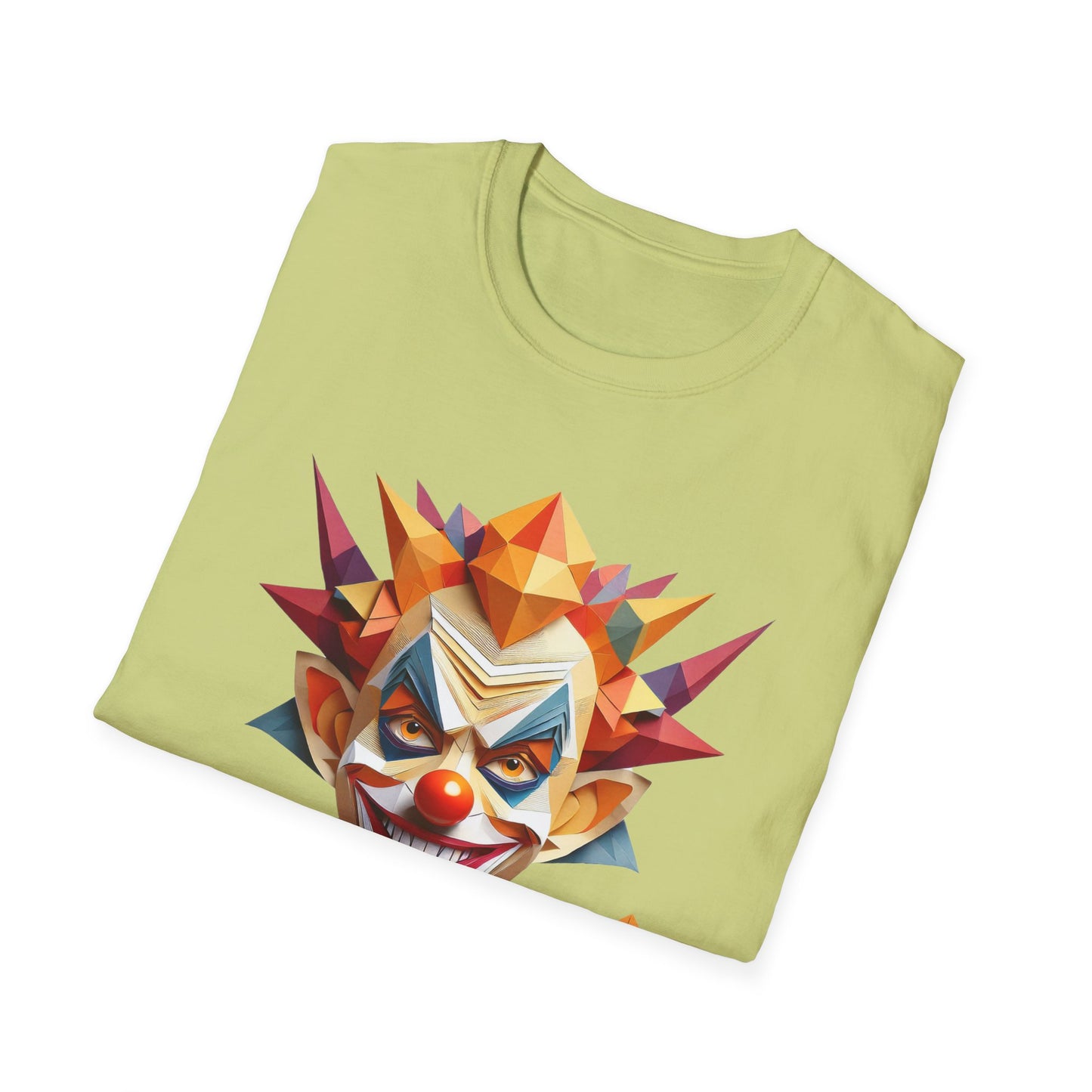 Clown Shirt, T Shirt with Clown, Funny Man Shirt, Tee Shirt with Funny Man, Circus Shirt, Shirt with Circus, Scary Man Shirt, Shirt with Scary Man
