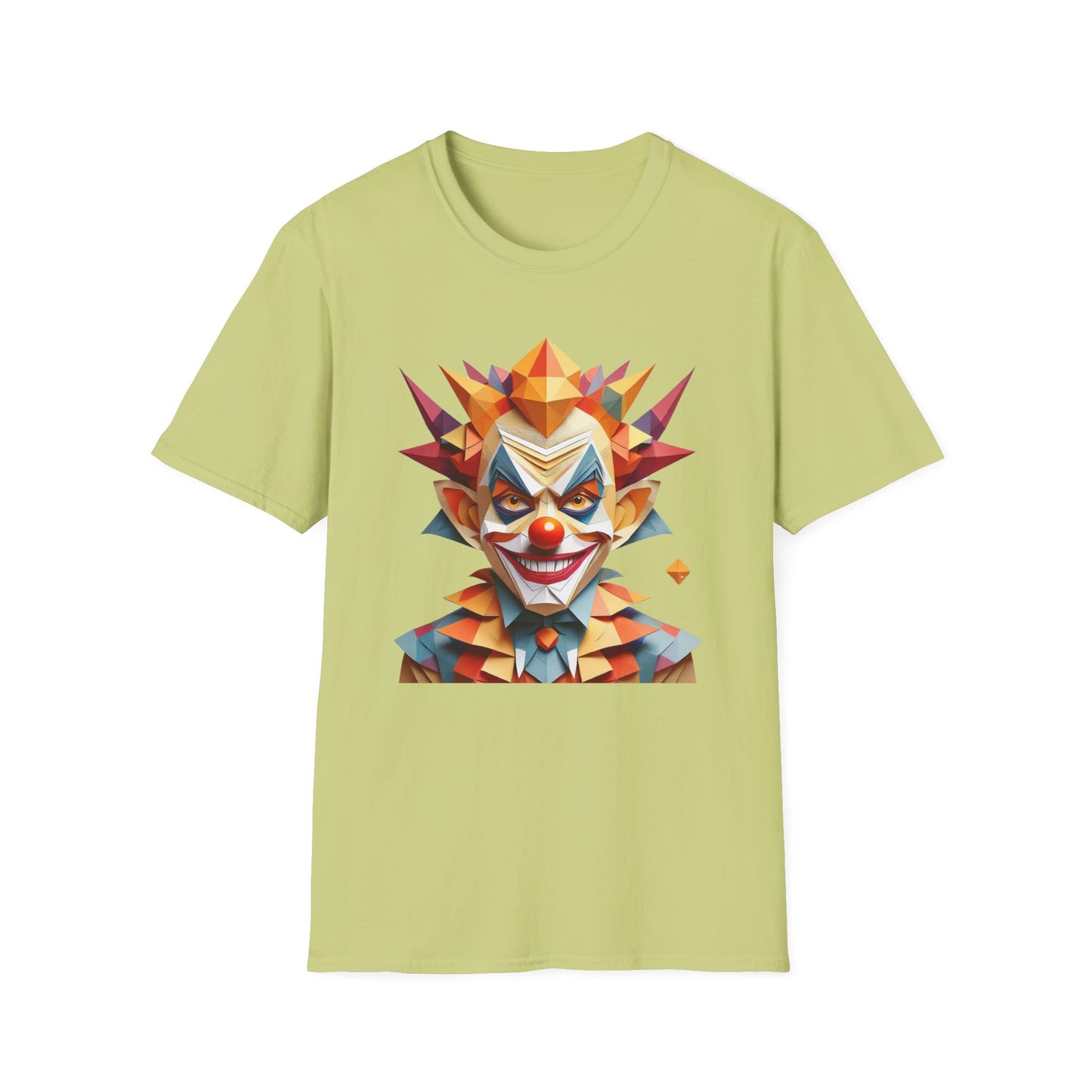 Clown Shirt, T Shirt with Clown, Funny Man Shirt, Tee Shirt with Funny Man, Circus Shirt, Shirt with Circus, Scary Man Shirt, Shirt with Scary Man