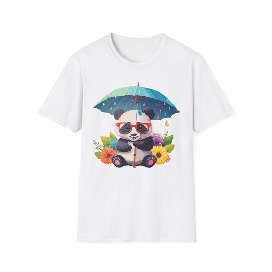 Panda Shirt, T Shirt with Panda, Animal Shirt, Tee Shirt with Animals