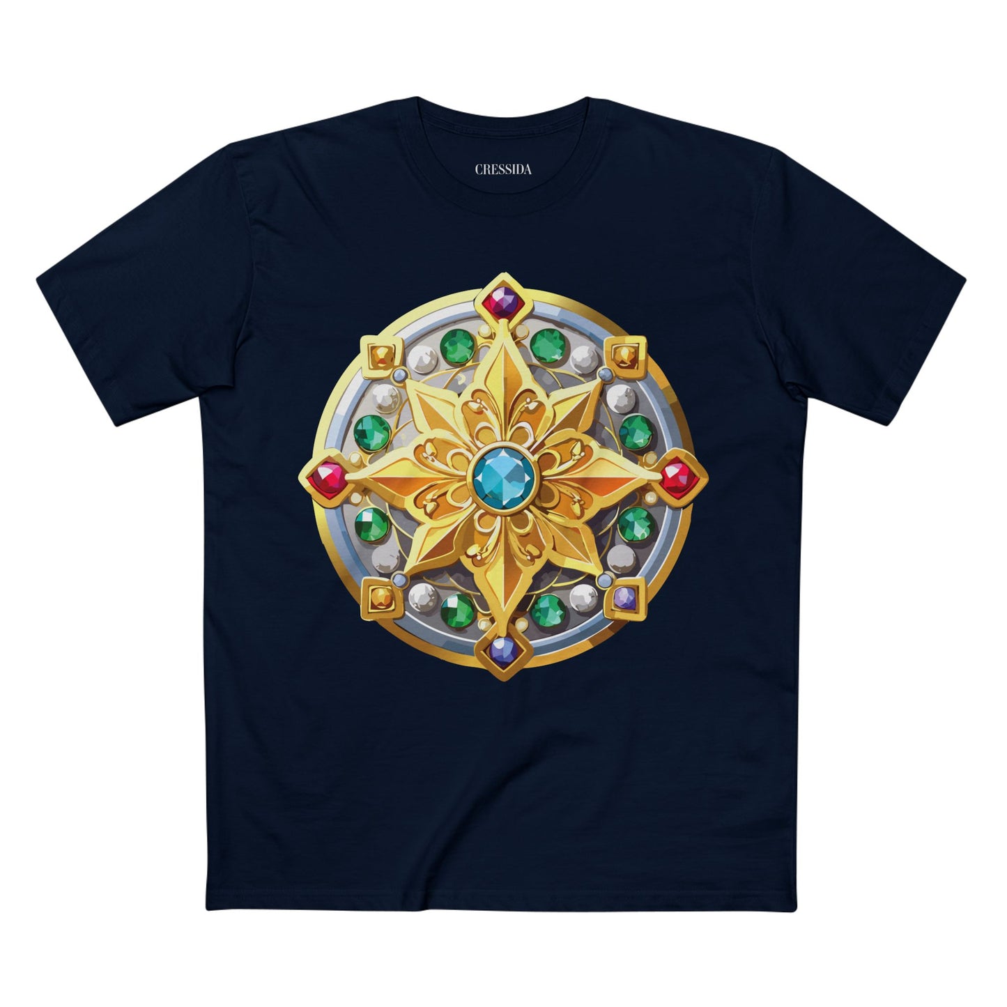 Medallion Shirt, Shirt with Medallion, Tee Shirt with Medal
