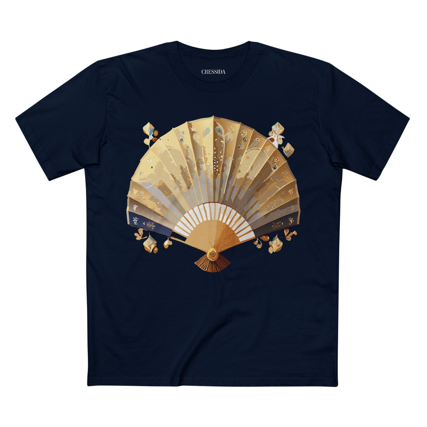 Fan shirt, Shirt with Fan, Tee Shirt with Antique Fan