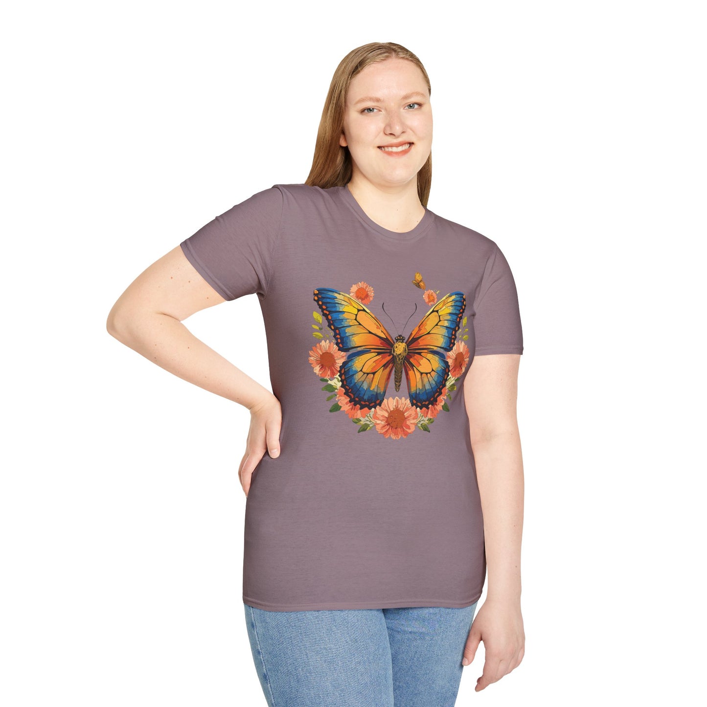 Butterfly Shirt, T Shirt with Butterfly, Monarch Shirt