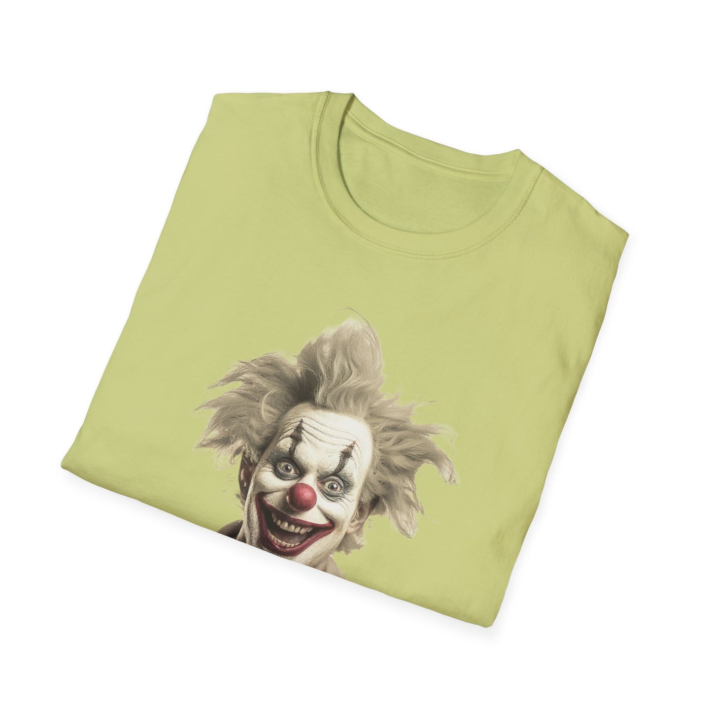 Clown Shirt, T Shirt with Clown, Funny Man Shirt, Tee Shirt with Funny Man, Circus Shirt, Shirt with Circus, Scary Man Shirt, Shirt with Scary Man