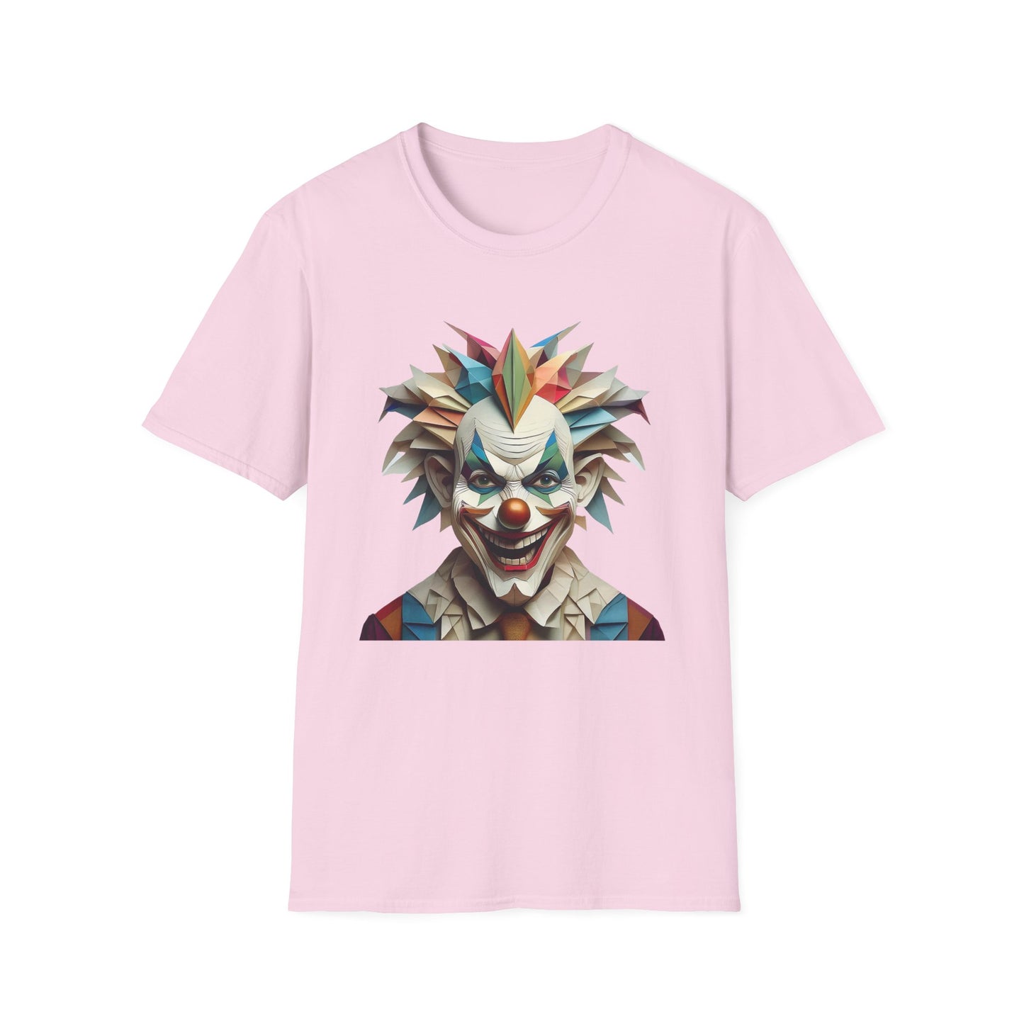 Clown Shirt, T Shirt with Clown, Funny Man Shirt, Tee Shirt with Funny Man, Circus Shirt, Shirt with Circus, Scary Man Shirt, Shirt with Scary Man