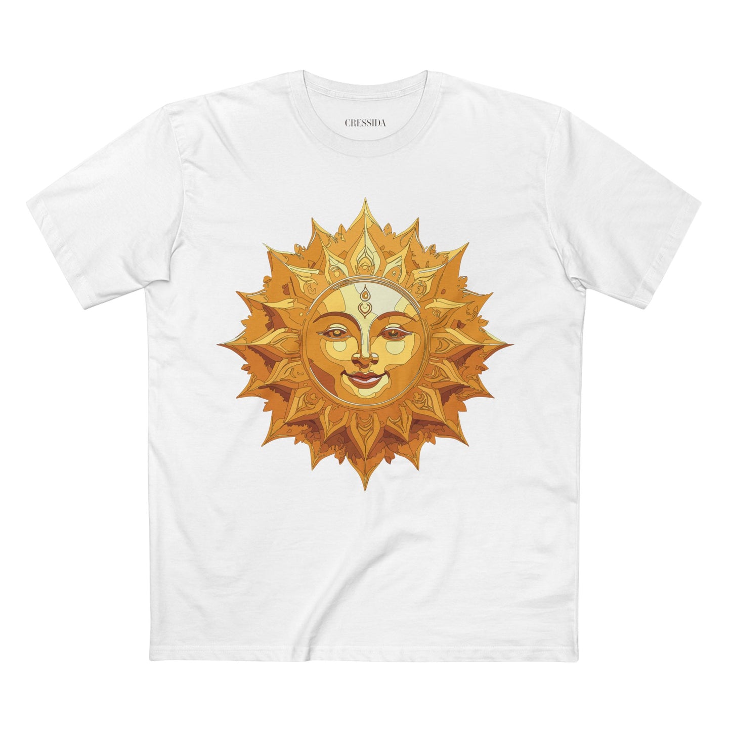 Sun Shirt, Shirt with Sun, Tee Shirt with Gold Sun