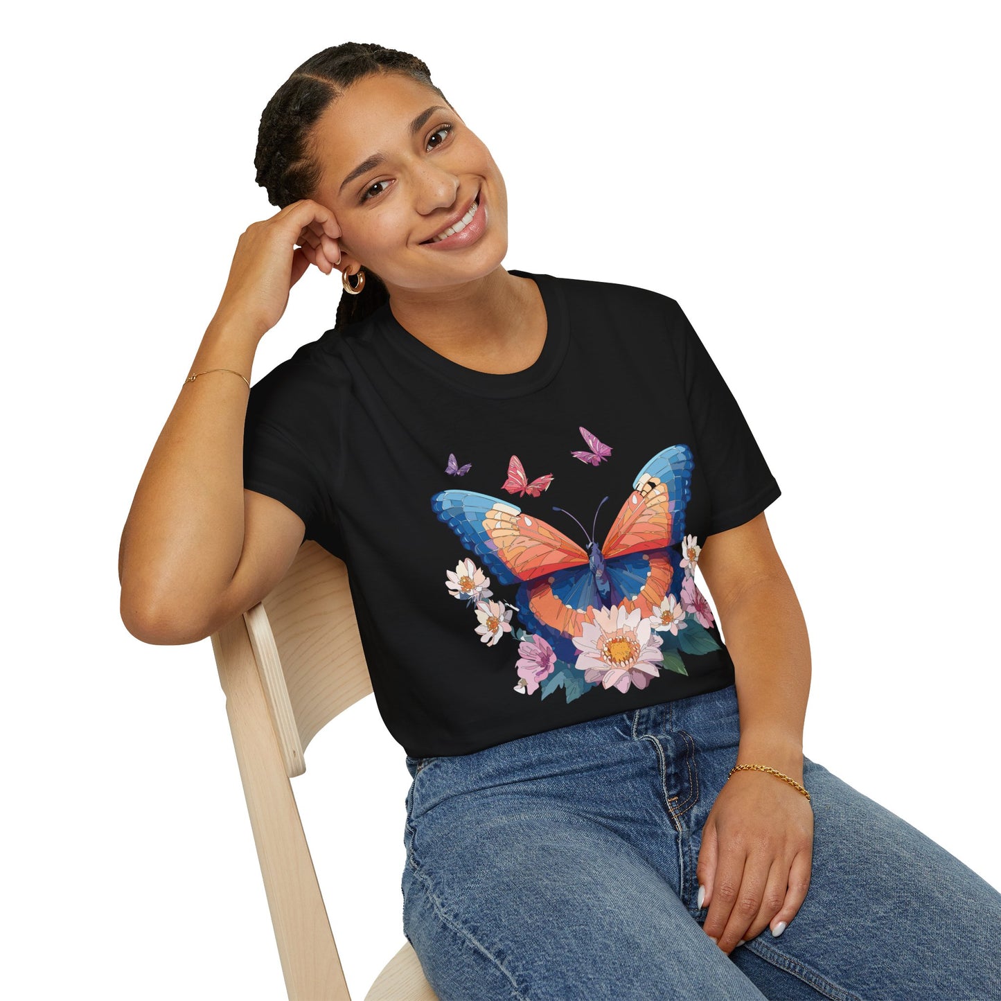 Butterfly Shirt, T Shirt with Butterfly, Monarch Shirt