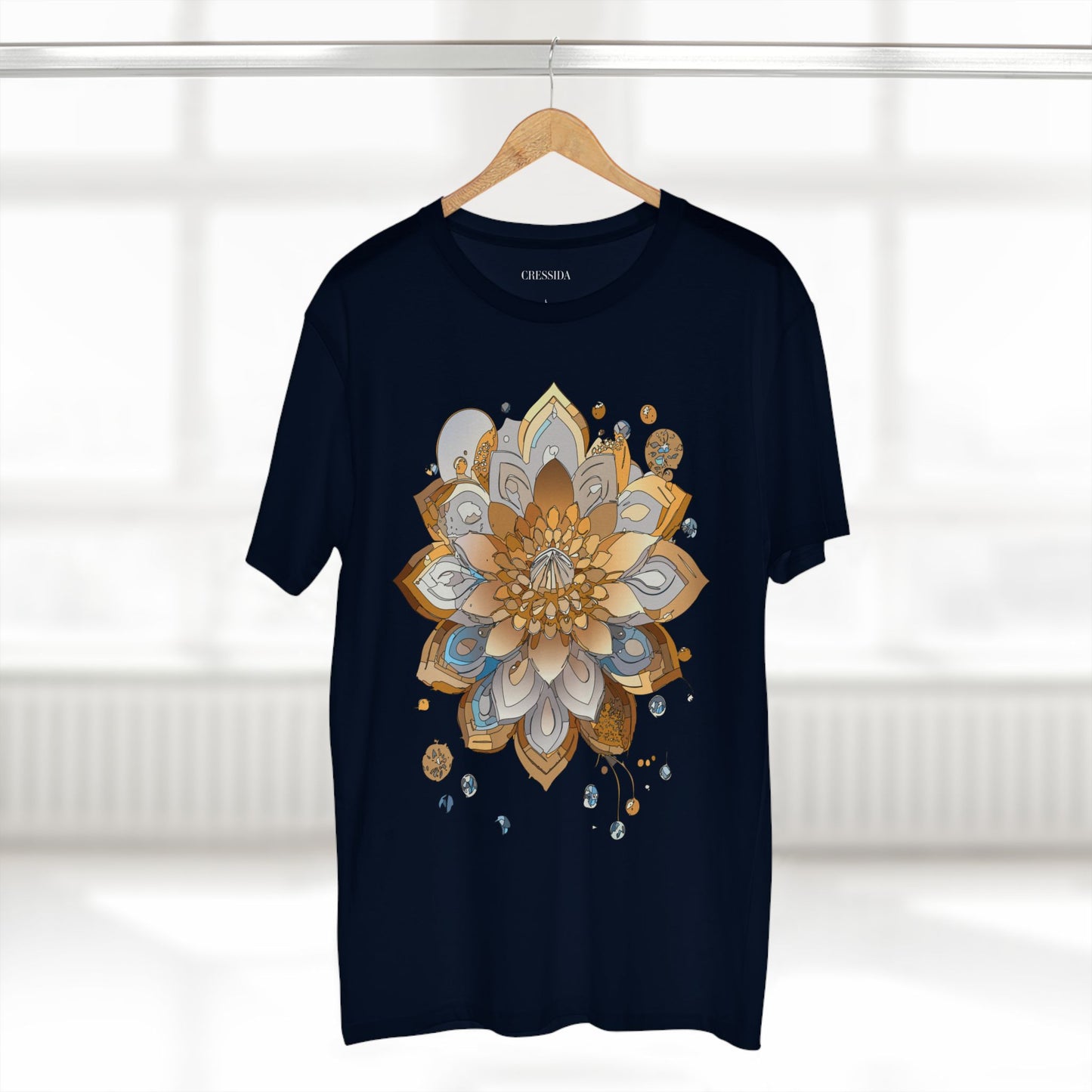 Floral Shirt, Shirt with Flower, Tee Shirt with Antique Flower