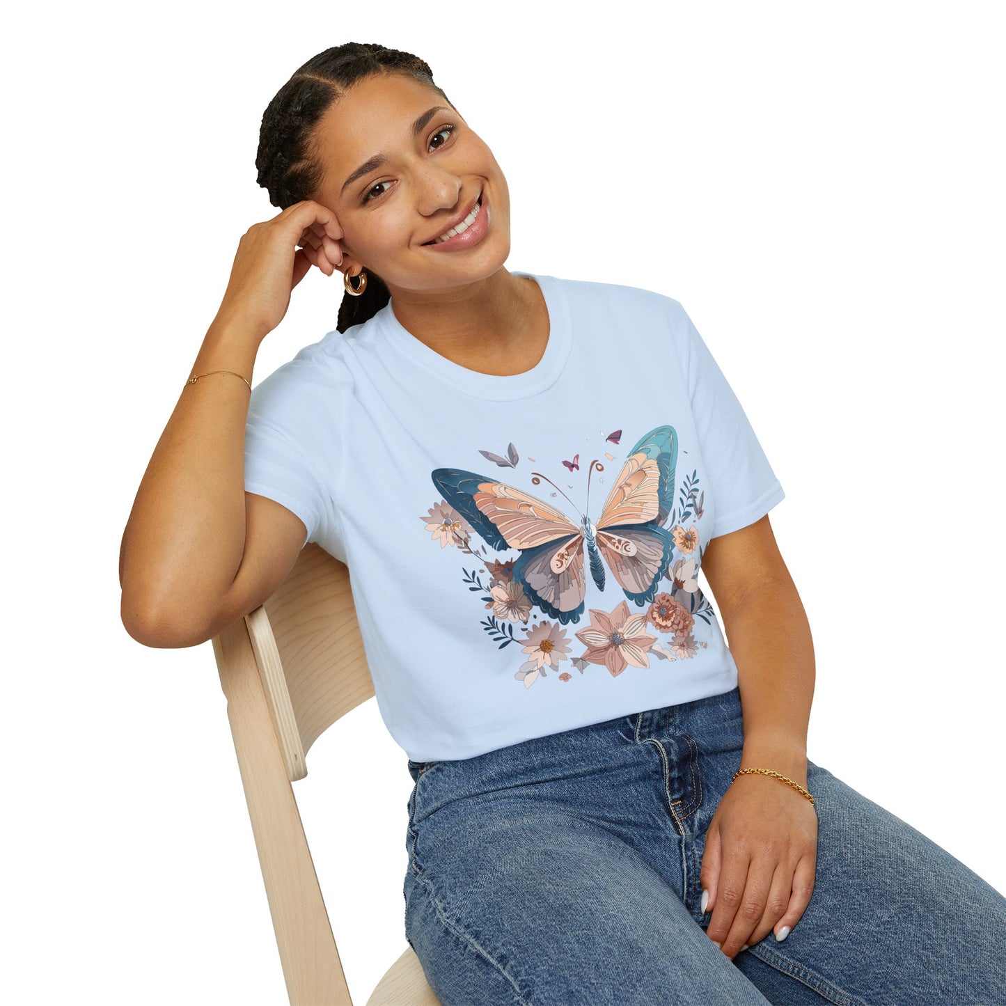 Butterfly Shirt, T Shirt with Butterfly, Monarch Shirt