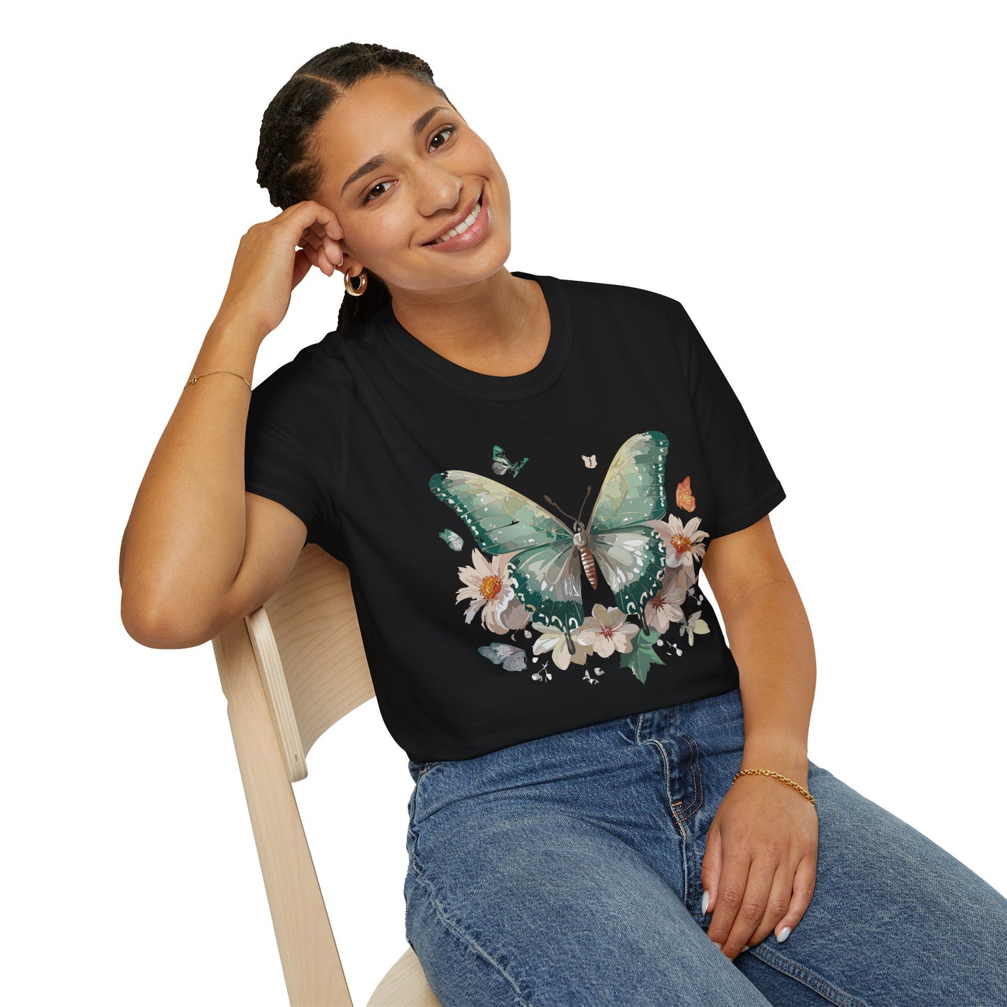 Butterfly Shirt, T Shirt with Butterfly, Monarch Shirt