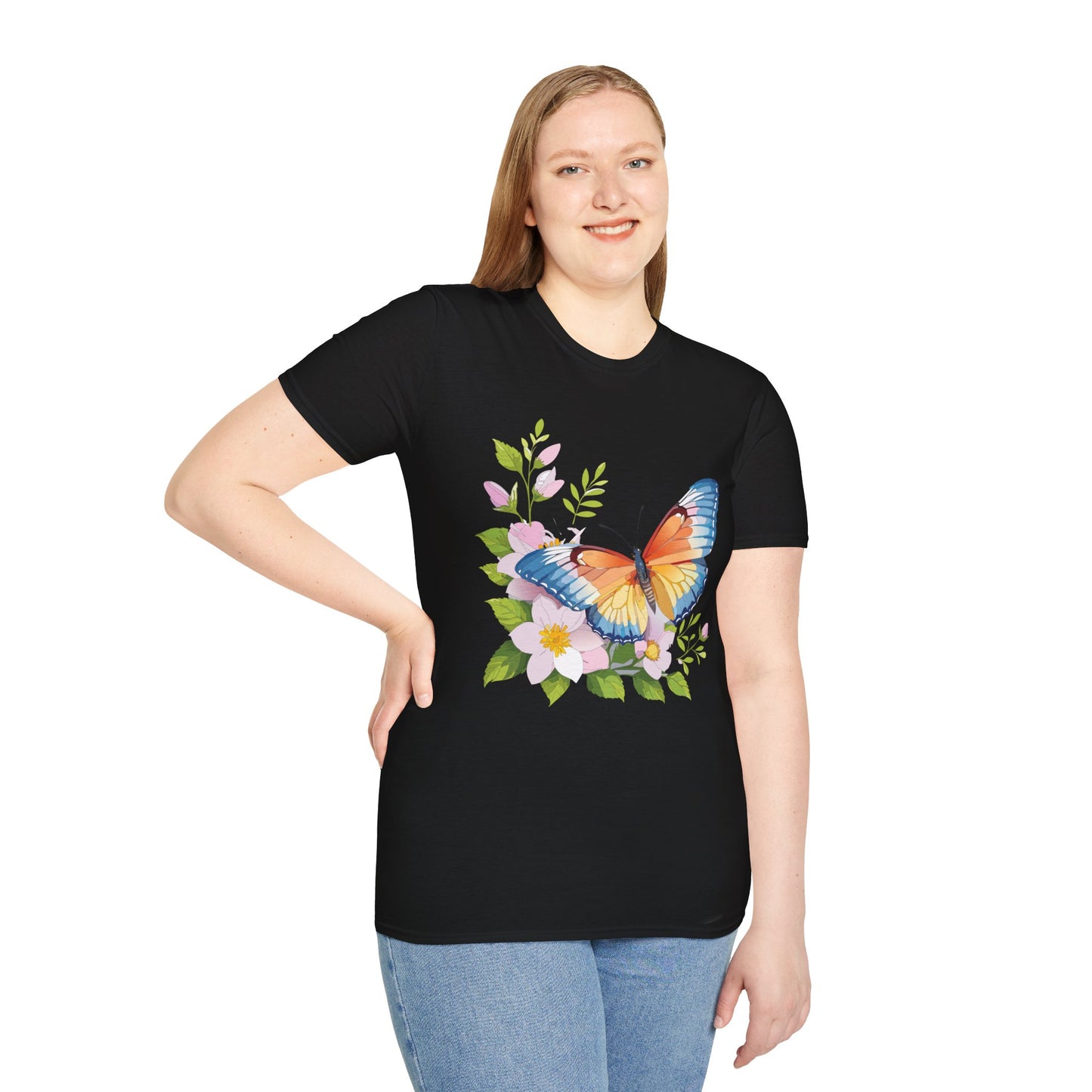 Butterfly Shirt, T Shirt with Butterfly, Monarch Shirt