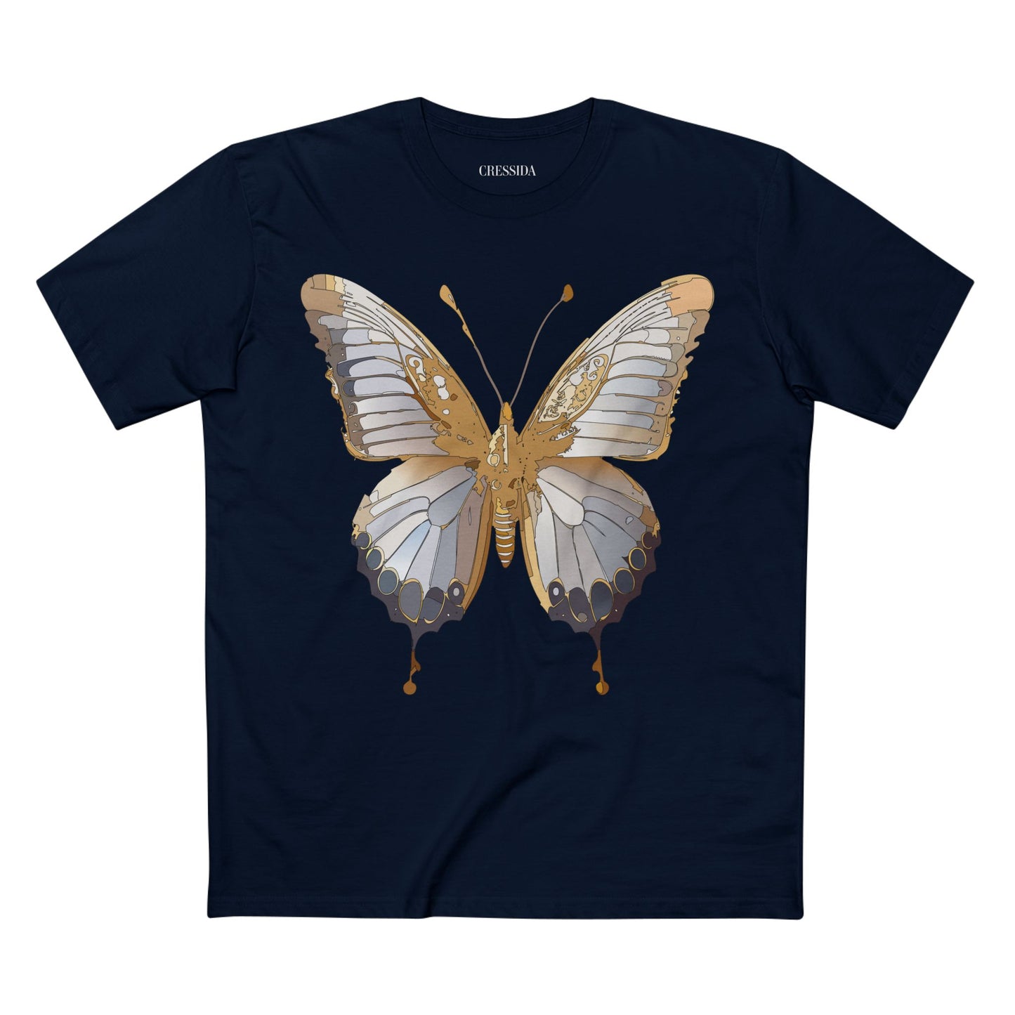 Butterfly shirt, Shirt with Butterfly, Tee Shirt with Antique Butterfly