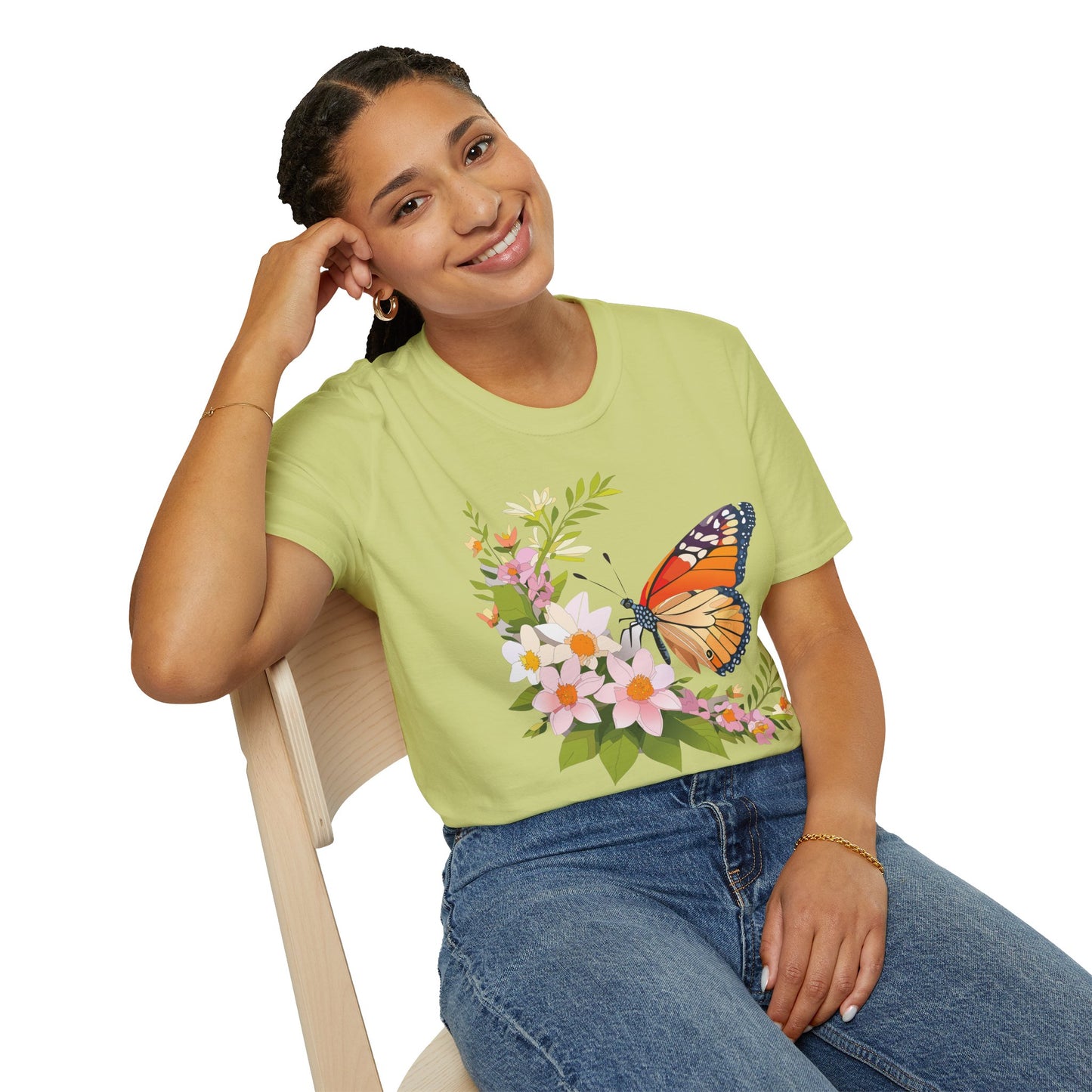 Butterfly Shirt, T Shirt with Butterfly, Monarch Shirt
