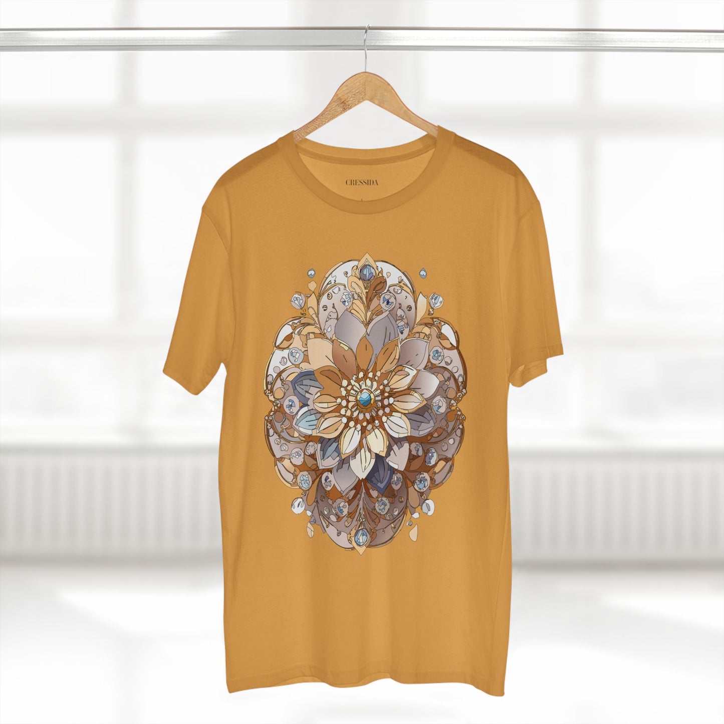 Floral Shirt, Shirt with Flower, Tee Shirt with Antique Flower