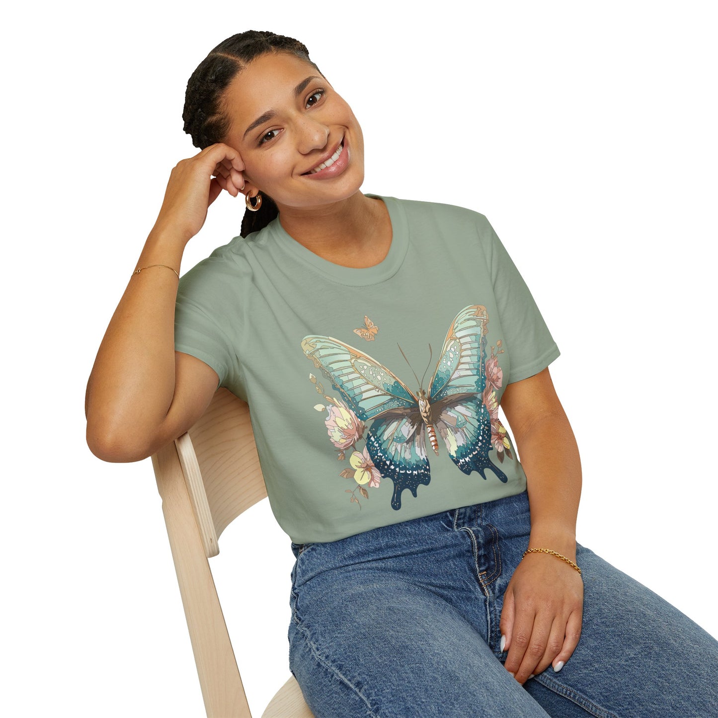 Butterfly Shirt, T Shirt with Butterfly, Monarch Shirt