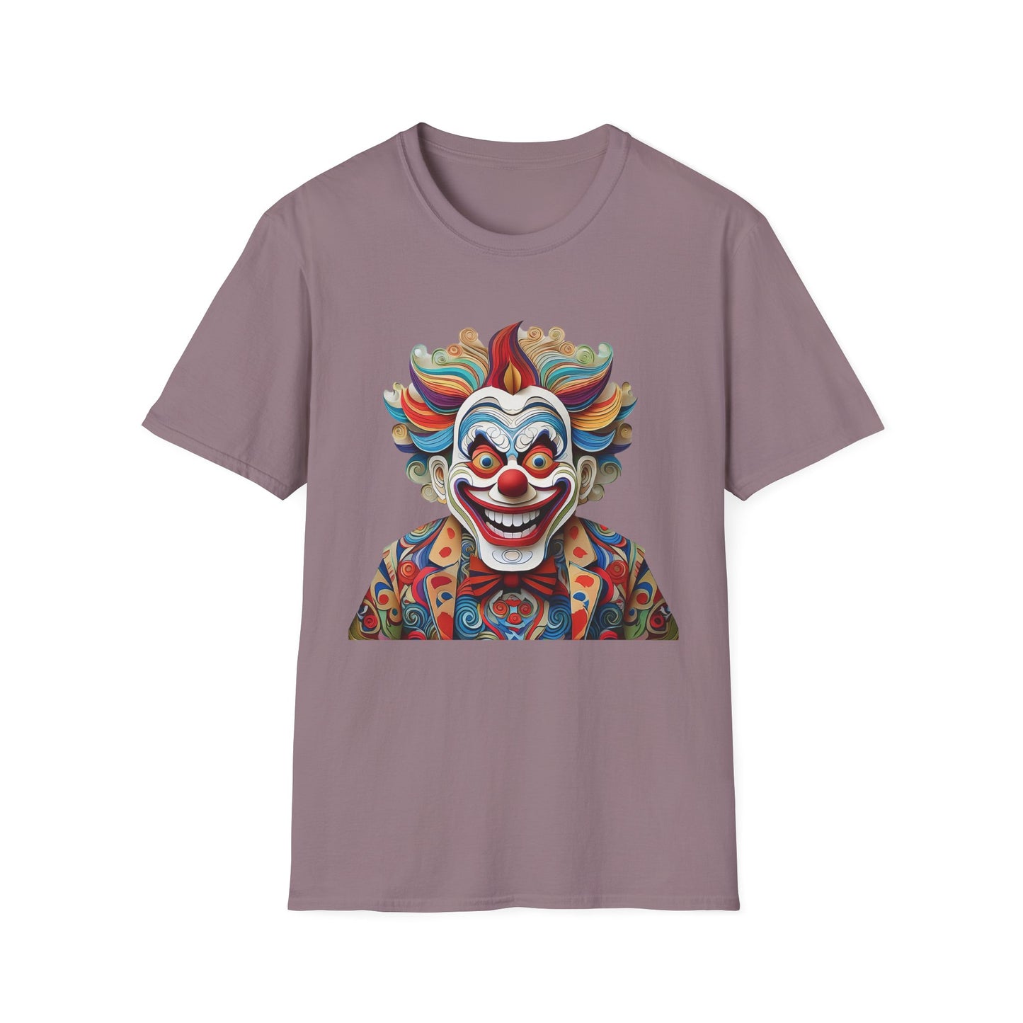 Clown Shirt, T Shirt with Clown, Funny Man Shirt, Tee Shirt with Funny Man, Circus Shirt, Shirt with Circus, Scary Man Shirt, Shirt with Scary Man