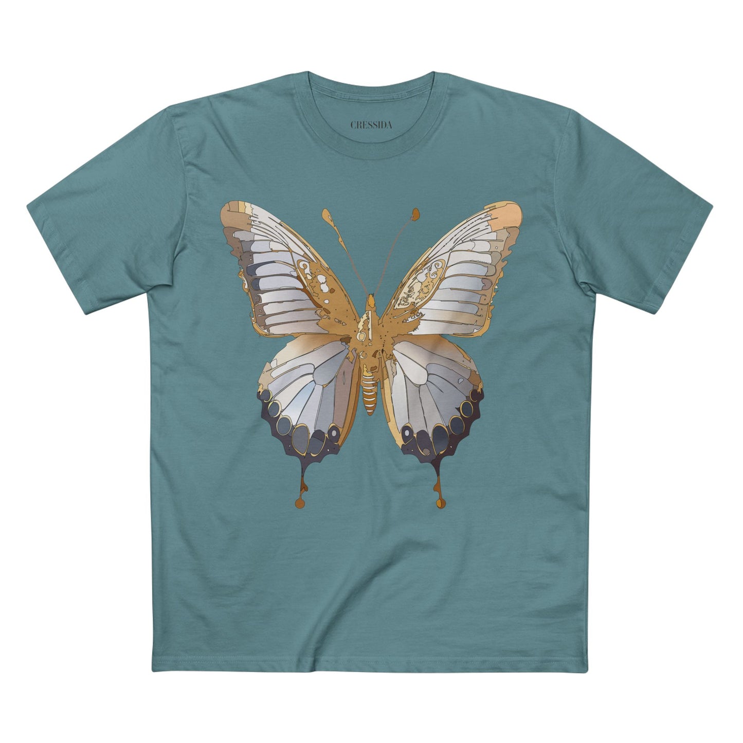 Butterfly shirt, Shirt with Butterfly, Tee Shirt with Antique Butterfly