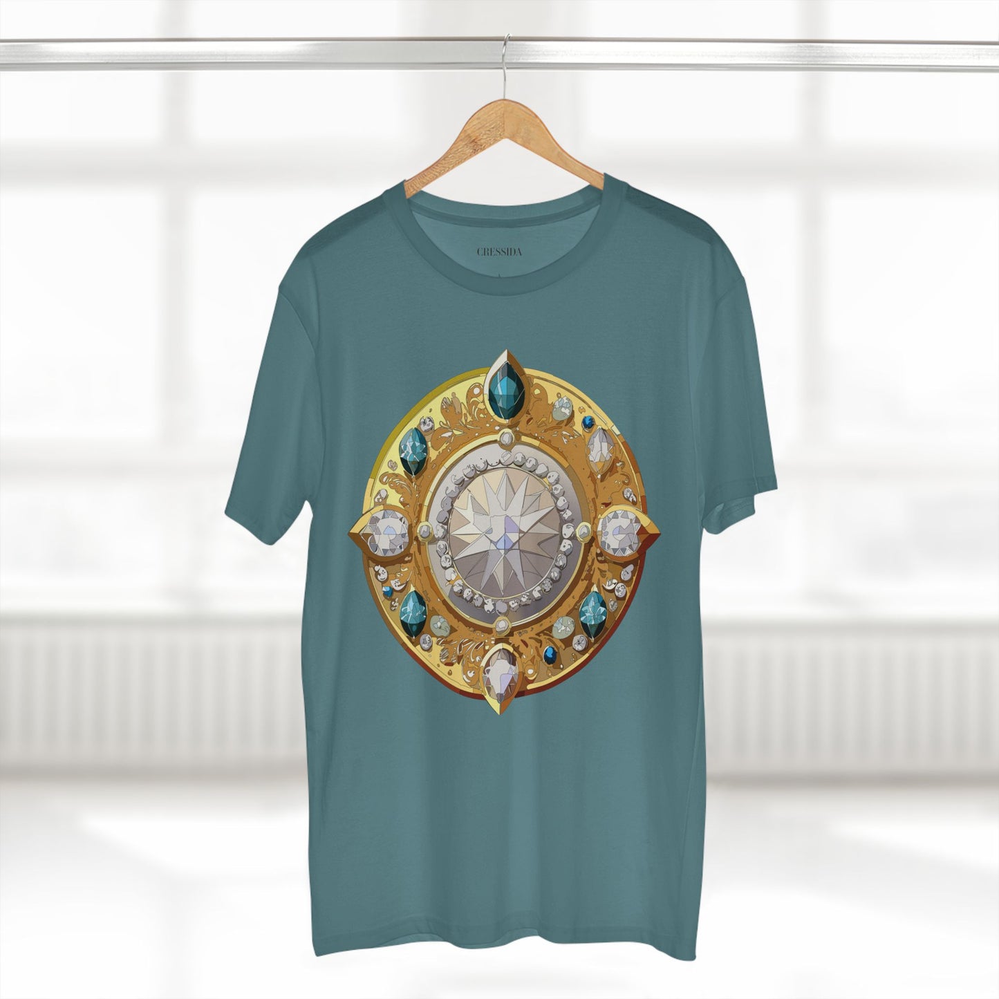 Medallion Shirt, Shirt with Medallion, Tee Shirt with Medal
