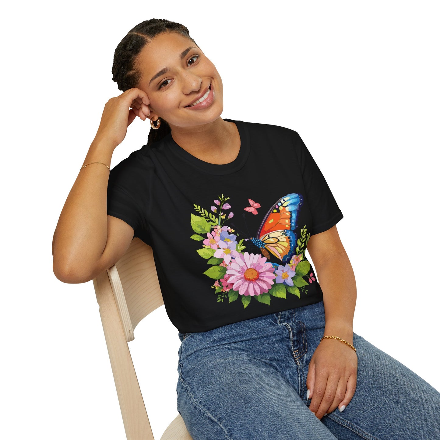 Butterfly Shirt, T Shirt with Butterfly, Monarch Shirt