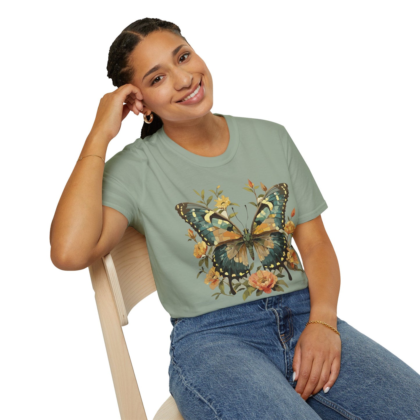 Butterfly Shirt, T Shirt with Butterfly, Monarch Shirt