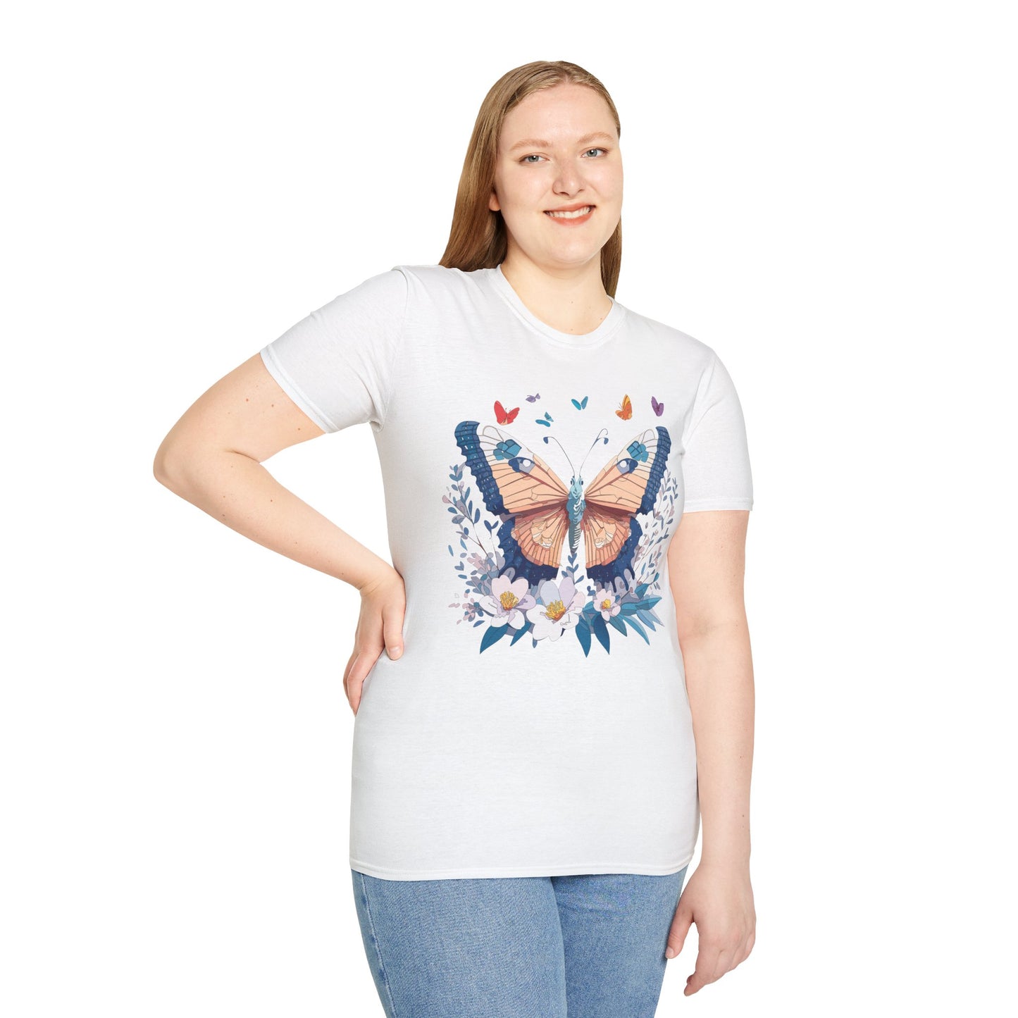 Butterfly Shirt, T Shirt with Butterfly, Monarch Shirt