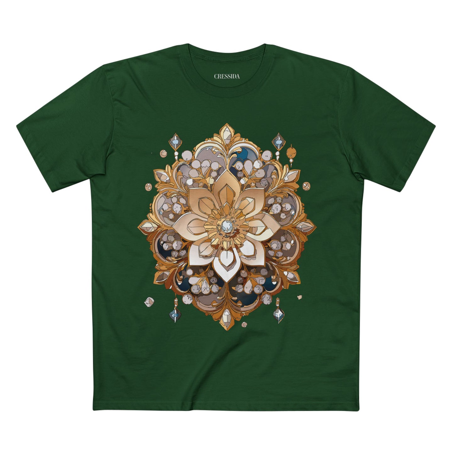 Floral Shirt, Shirt with Flower, Tee Shirt with Antique Flower