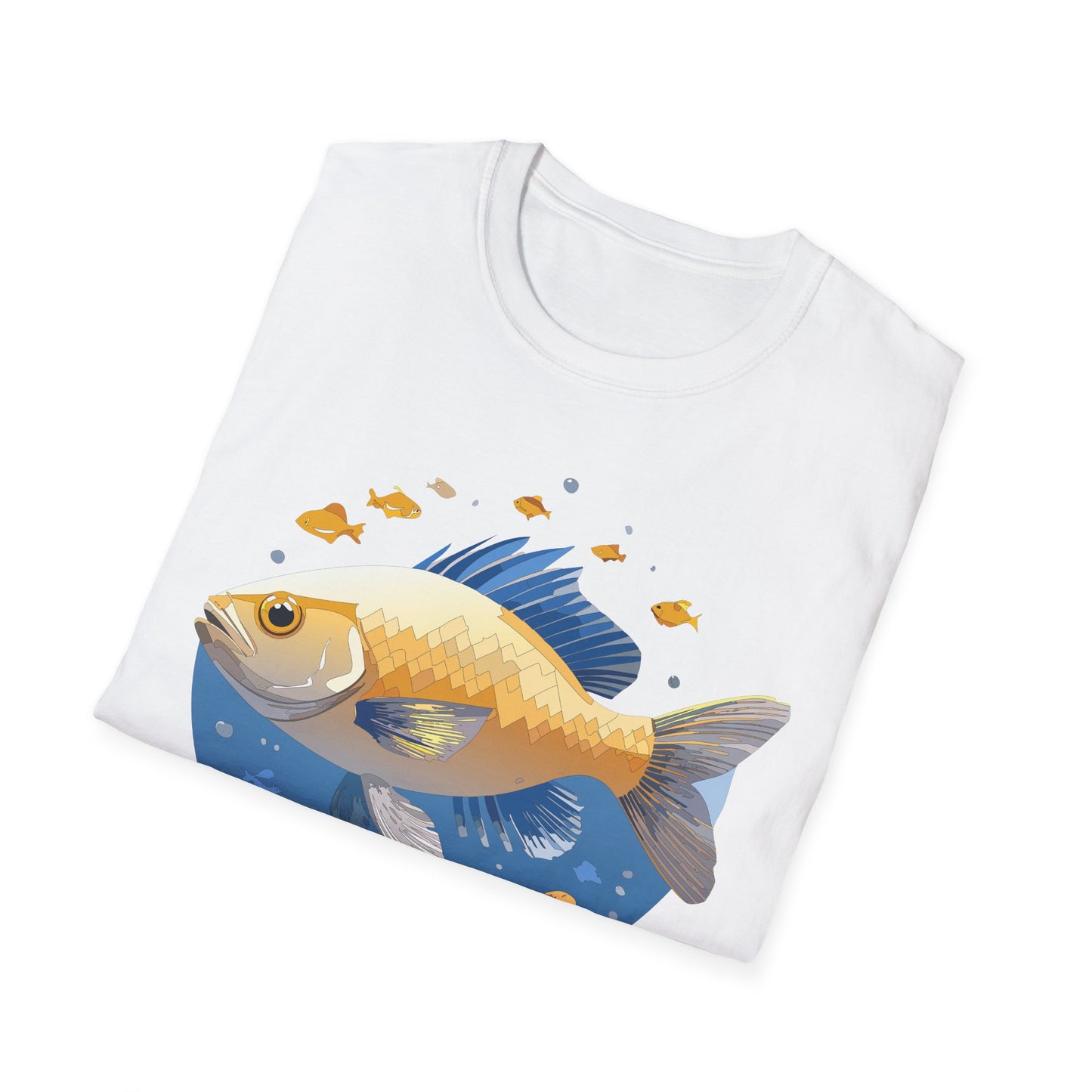 Fish Art Design Shirt, T Shirt with Fish, Graphic Shirt, Tee Shirt with Graphic Design, Shirt with Fish Graphic Art