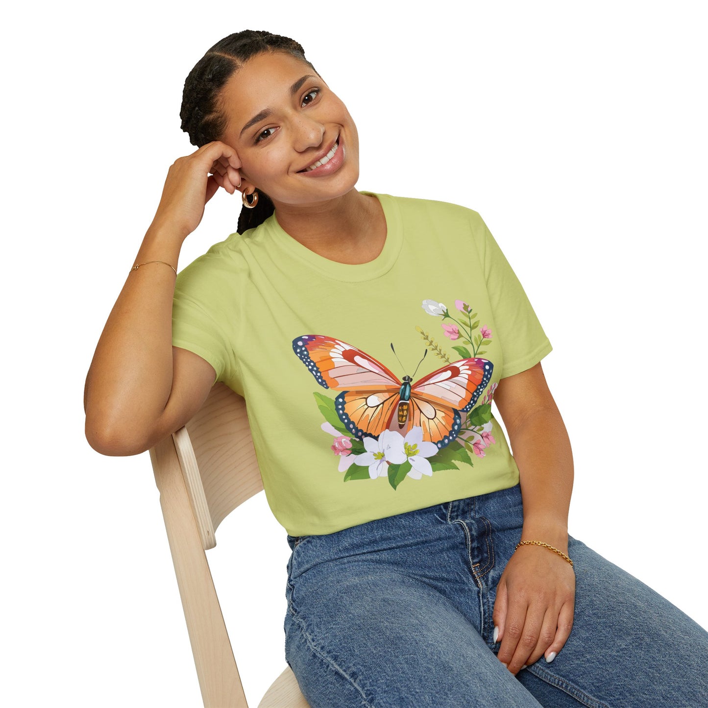 Butterfly Shirt, T Shirt with Butterfly, Monarch Shirt