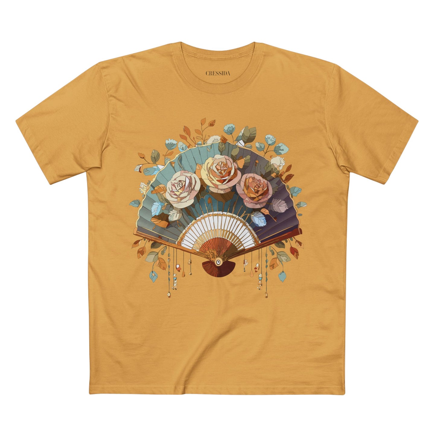 Fan shirt, Shirt with Fan, Tee Shirt with Antique Fan